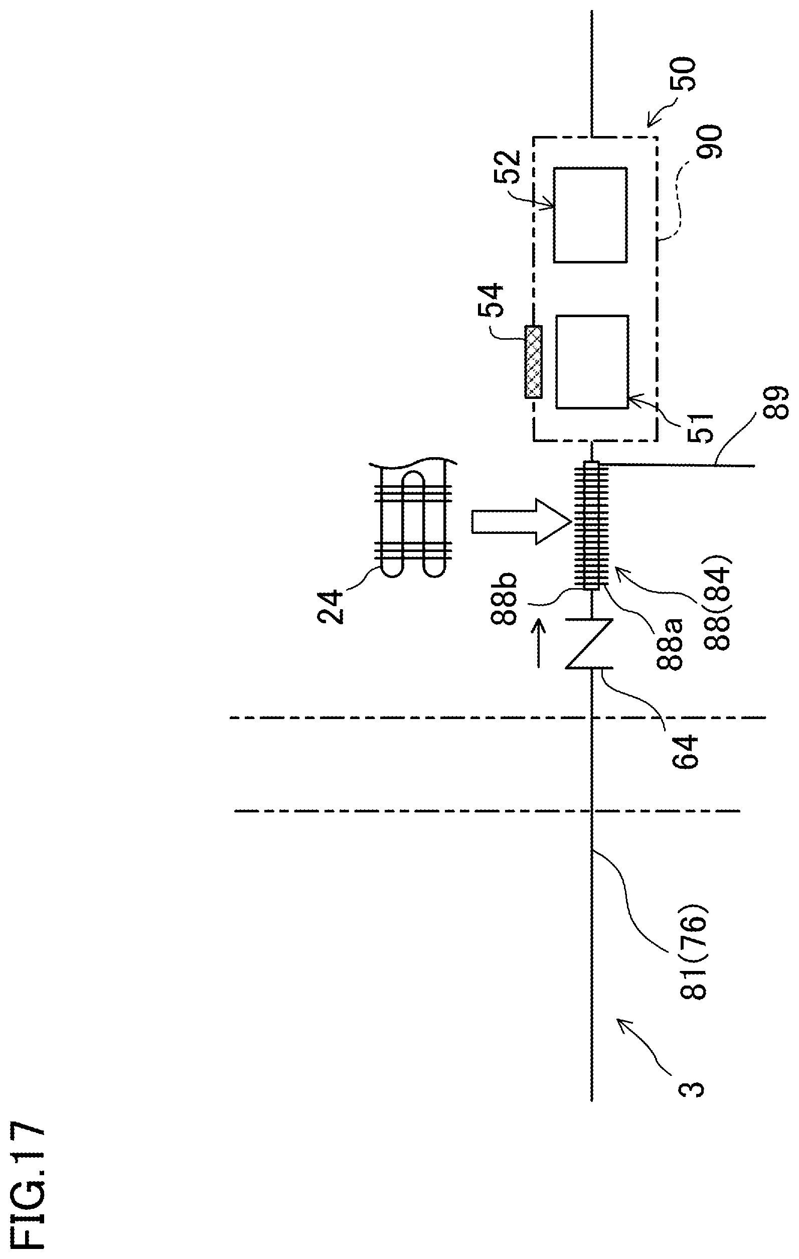 Patent US12359865 Figure 17 – Air composition adjustment device, refrigeration apparatus for transportation, and transport container