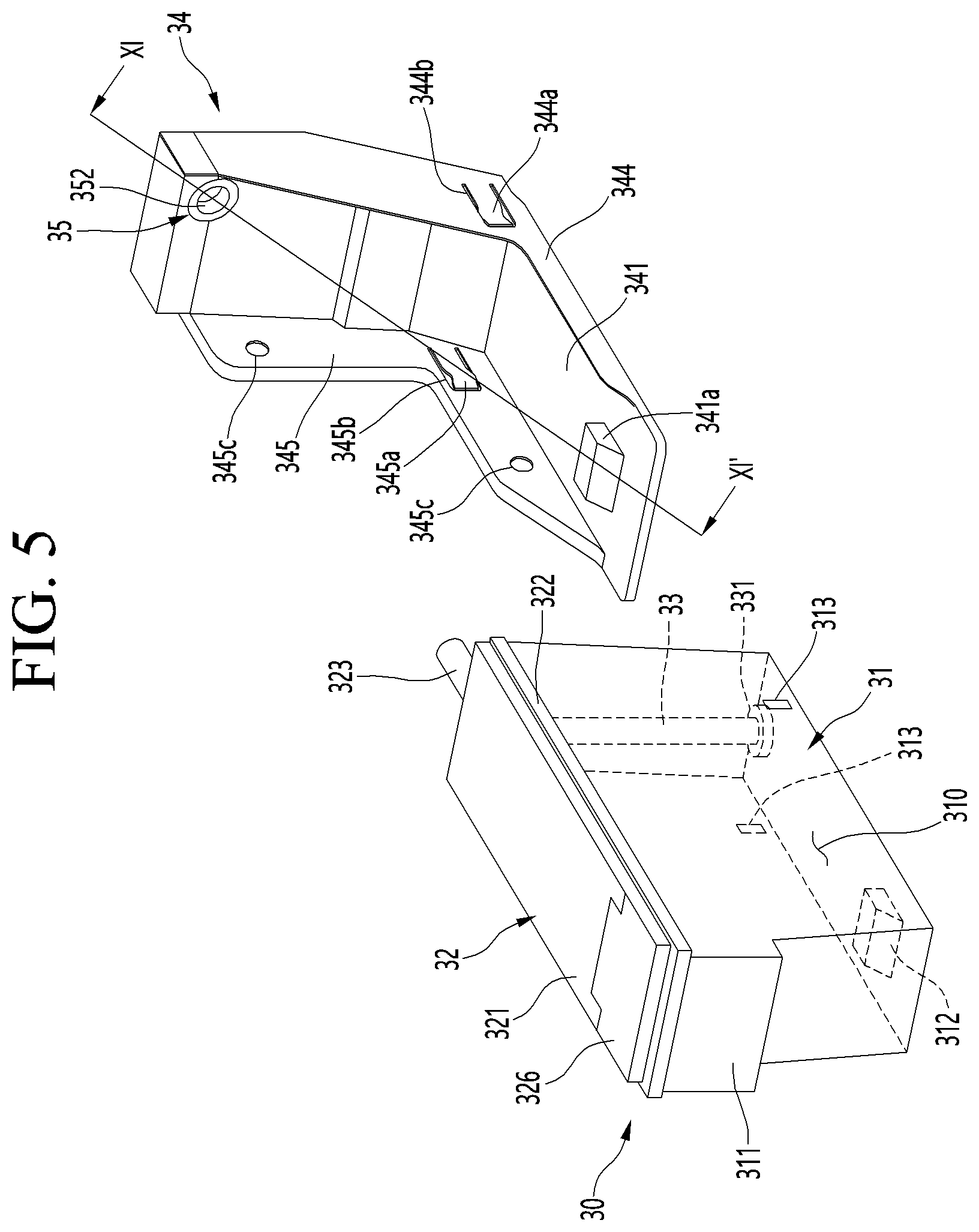 Patent US12359868 Figure 5 – Refrigerator