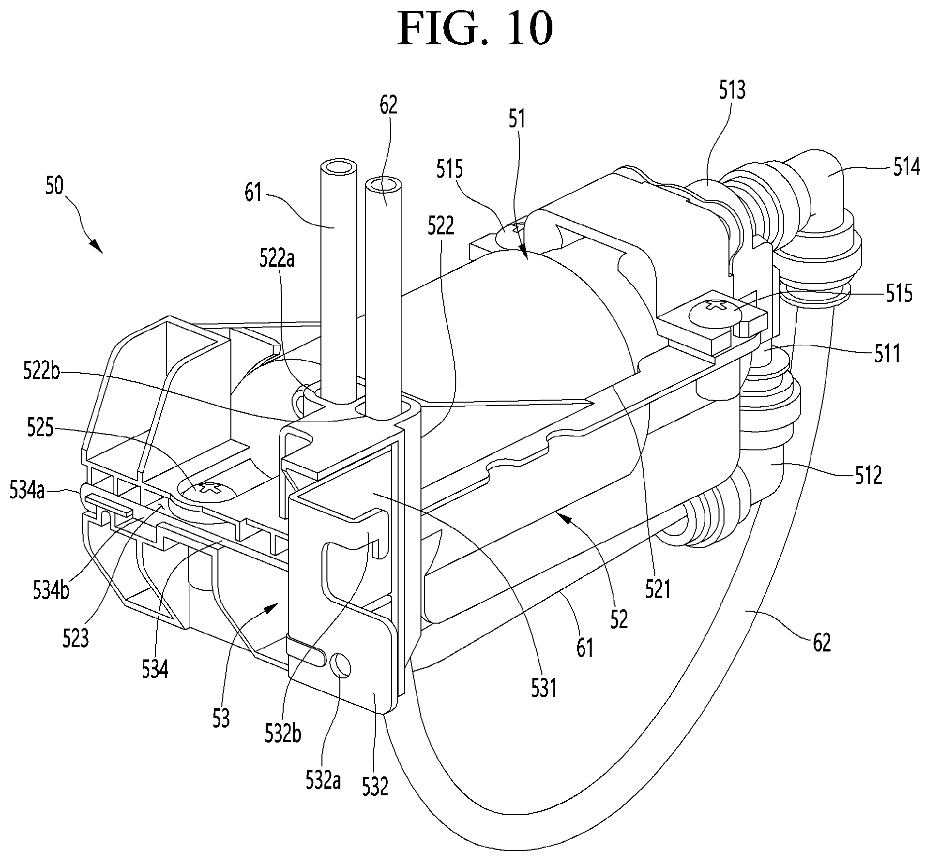 Patent US12359868 Figure 10 – Refrigerator