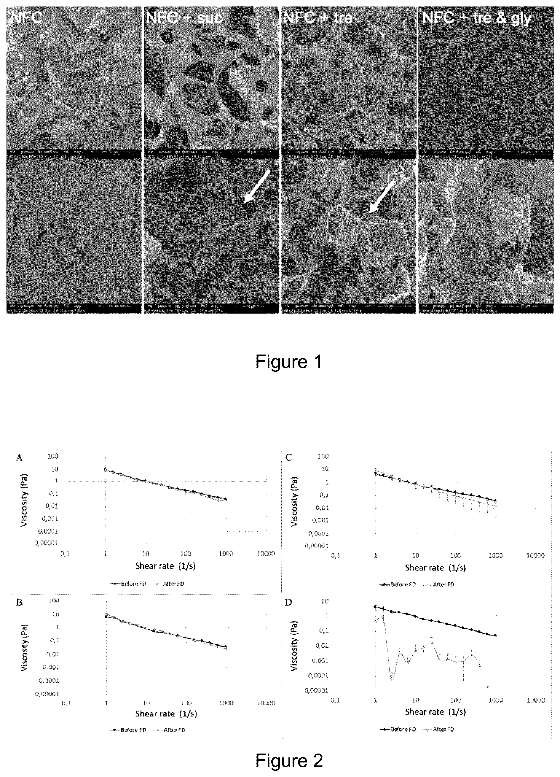 Patent US12359870 Figure 1 – Method for freeze-drying a hydrogel composition and a freeze-dried hydrogel composition