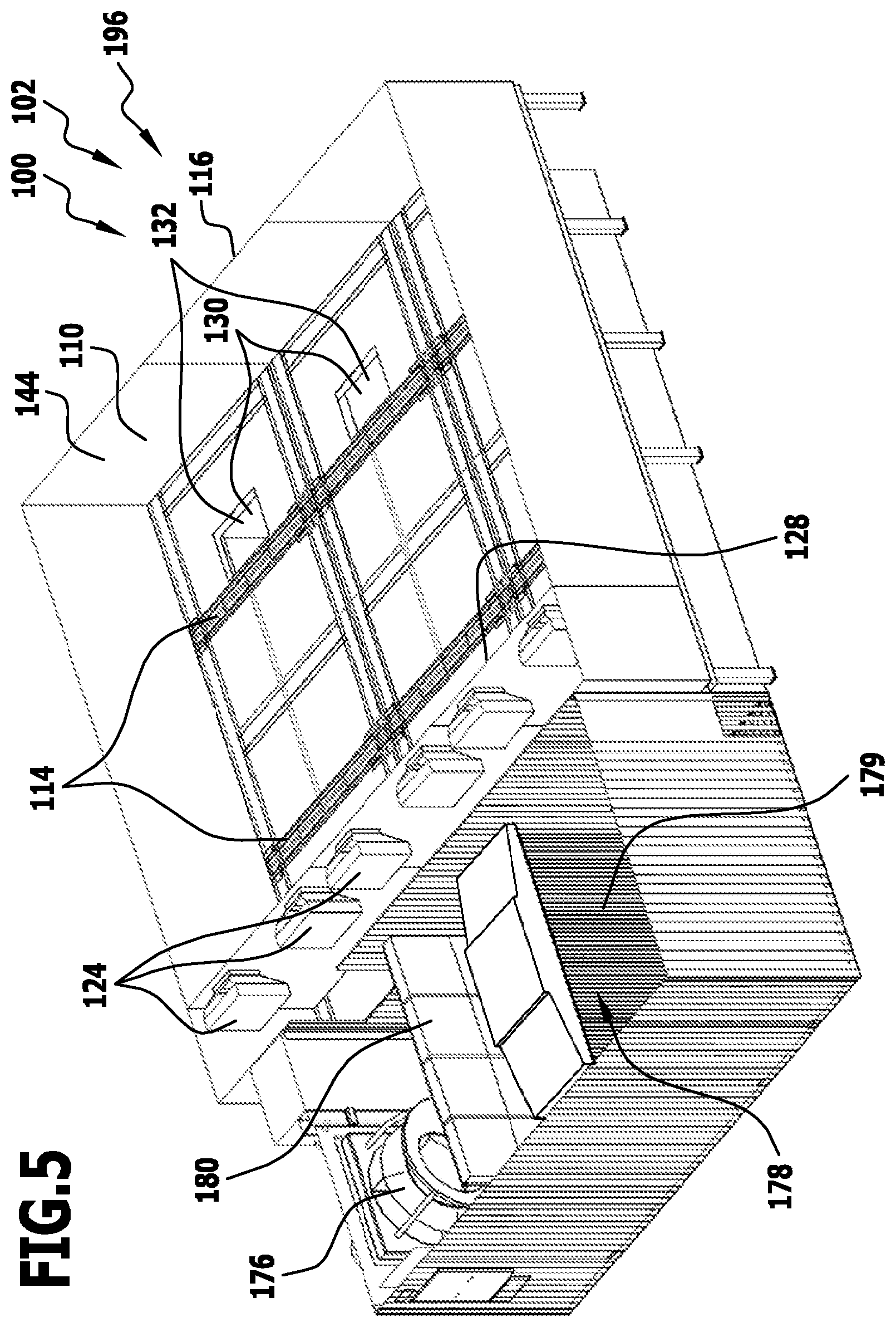 Patent US12359871 Figure 5 – Treatment installation and method for treating workpieces