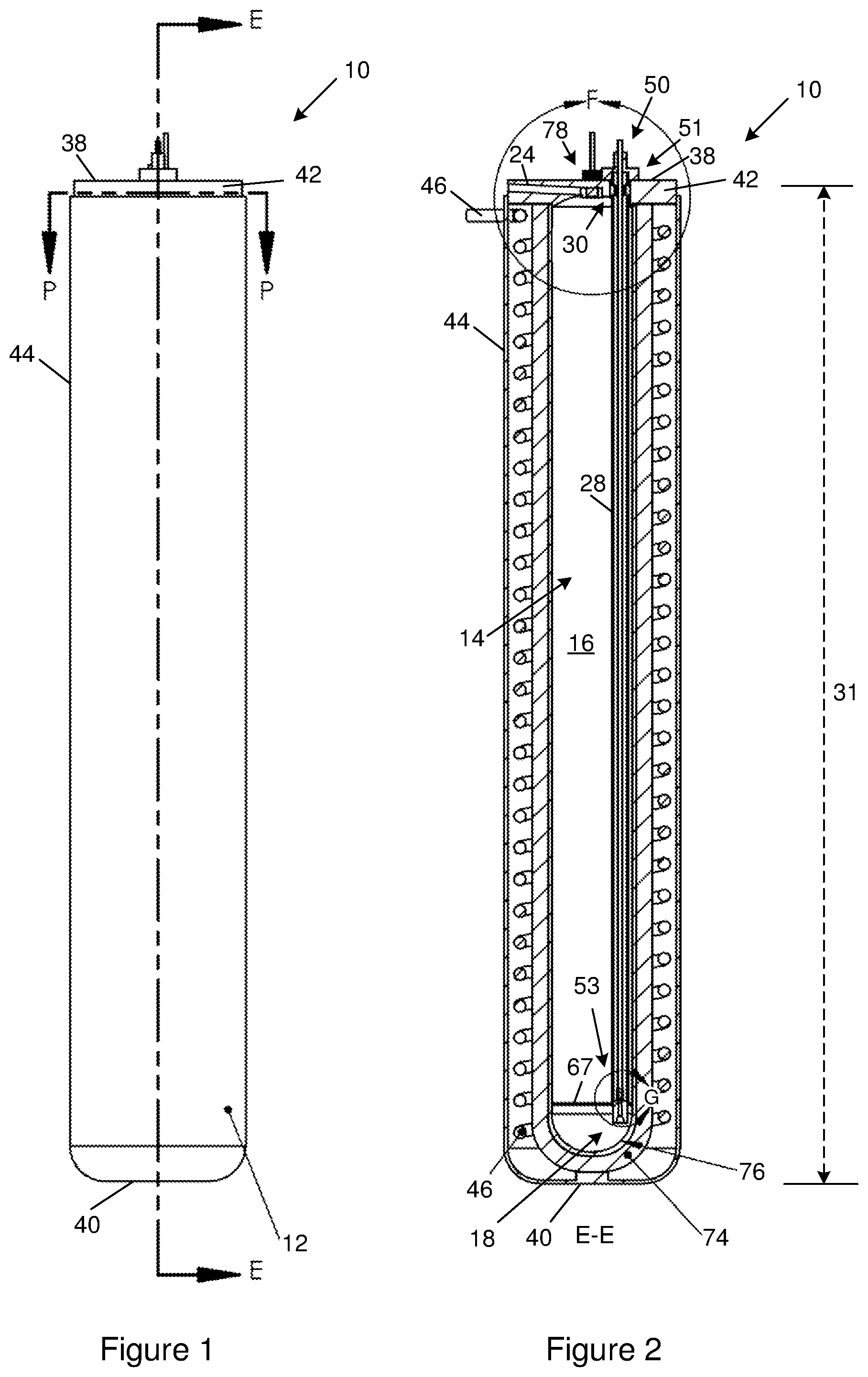 Patent US12359872 Figure 1 – Furnace, fluid feed component, fluid reforming system and method of reforming a fluid