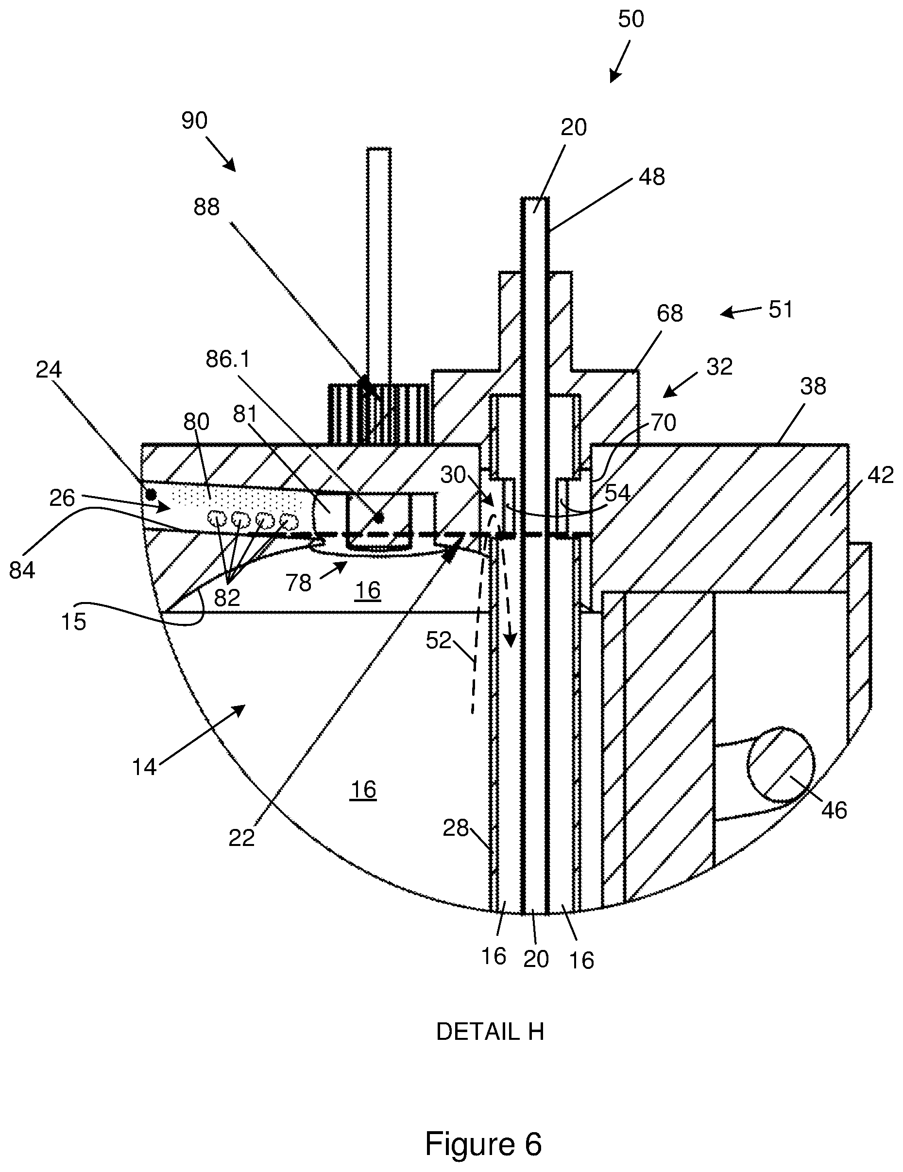 Patent US12359872 Figure 4 – Furnace, fluid feed component, fluid reforming system and method of reforming a fluid