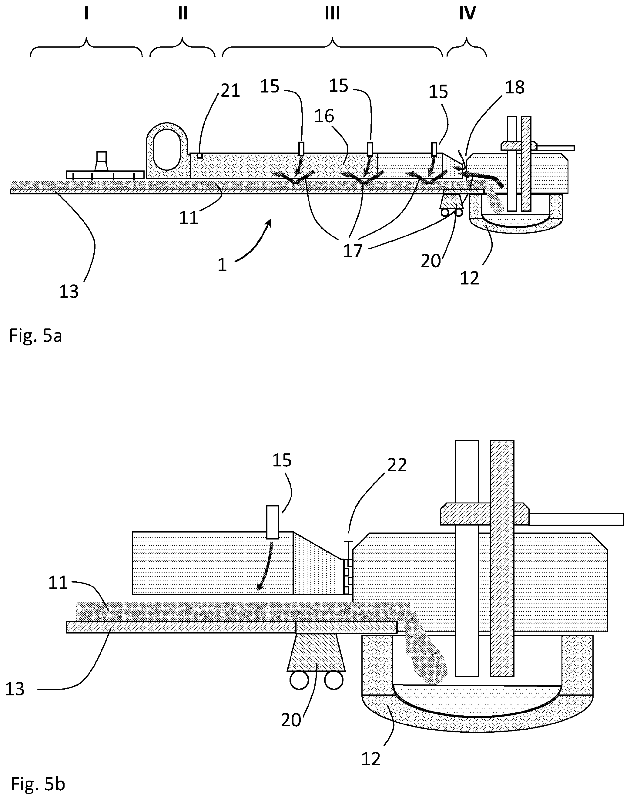 Patent US12359873 Figure 3 – Process and plant for preheating a metal charge fed in continuous to an electric melting furnace