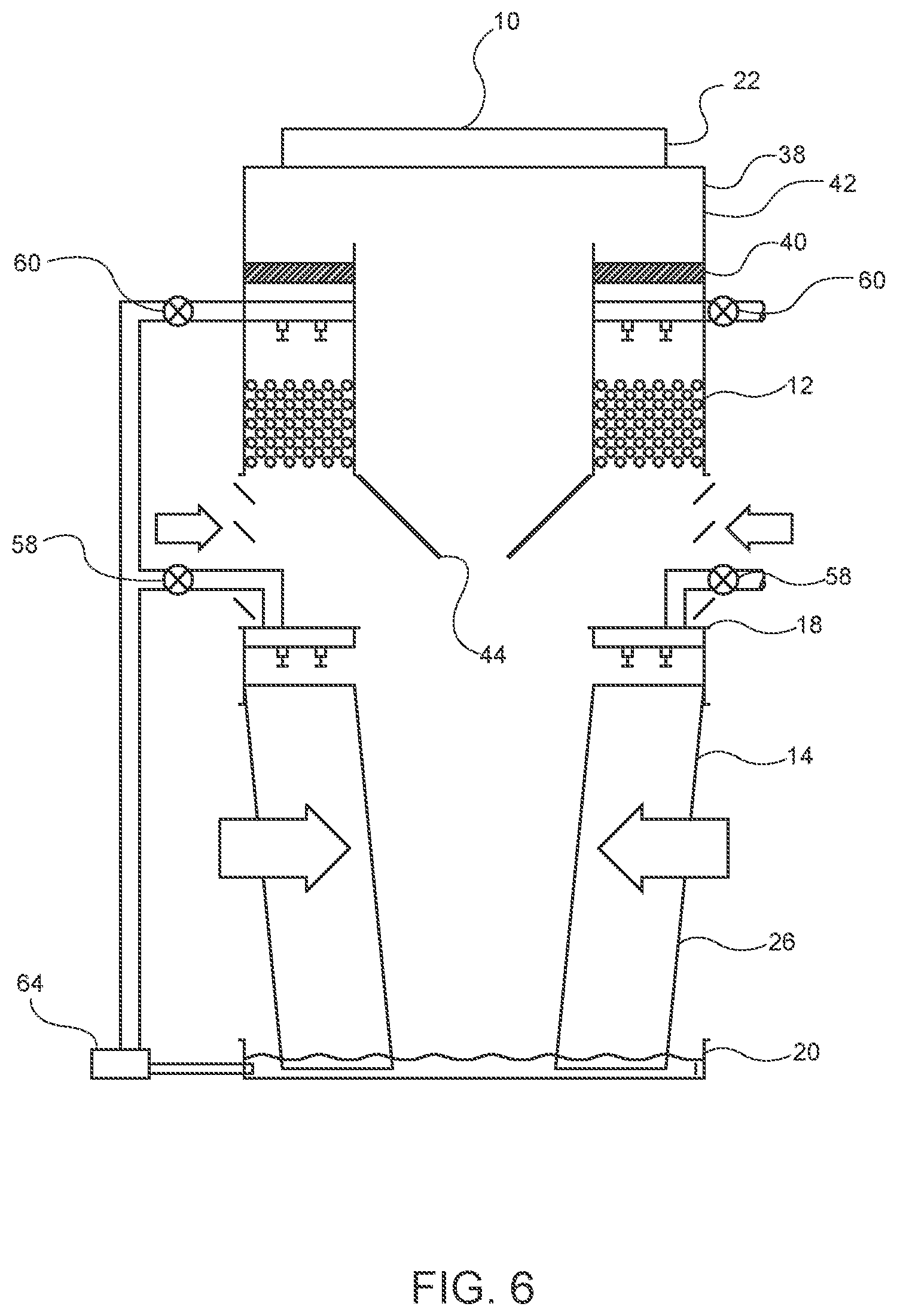 Patent US12359874 Figure 6 – Multiple mode hybrid heat exchanger