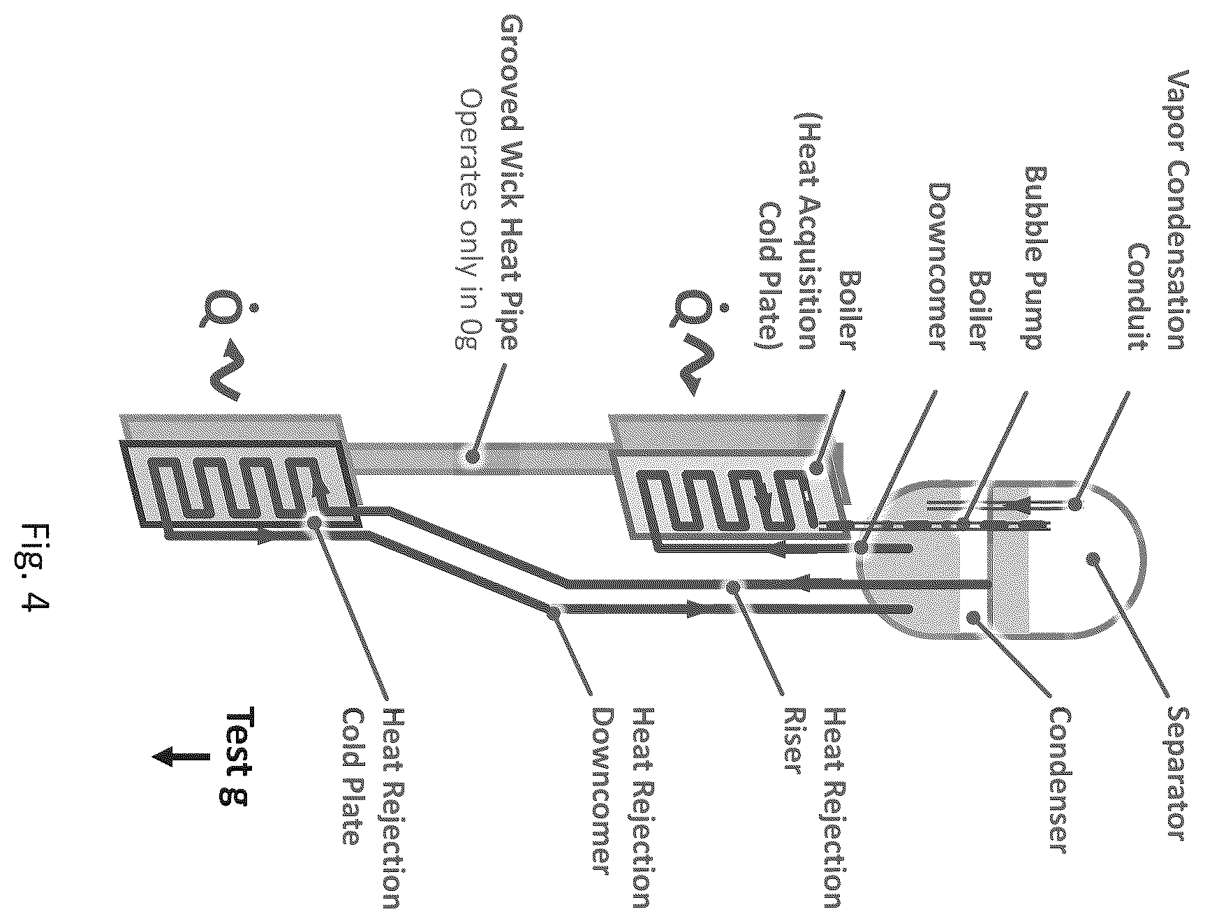 Patent US12359876 Figure 4 – Ground testable spacecraft heat pipe