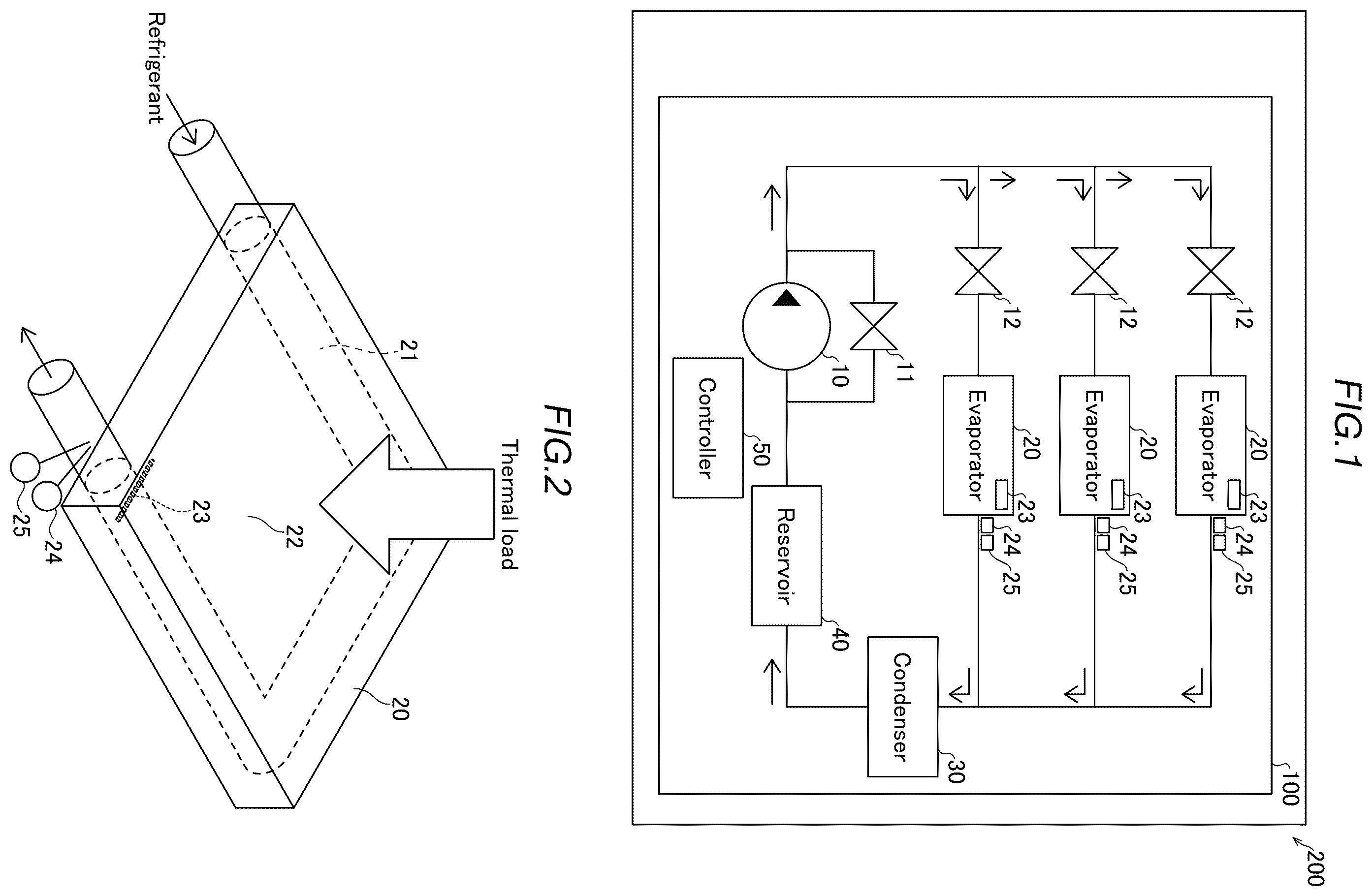 Patent US12359878 — Dryout detection for cooling device — Figure 1