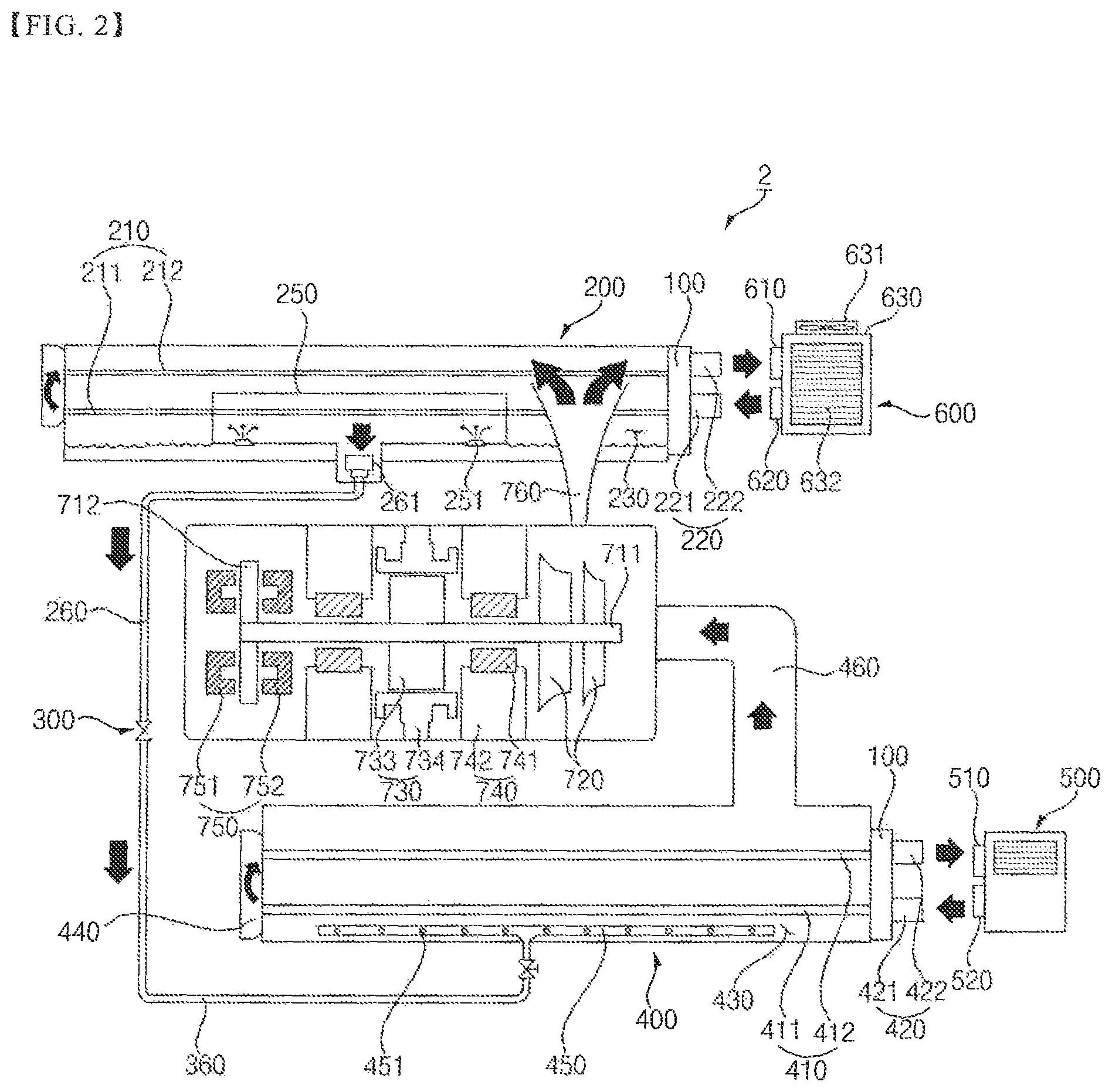 Patent US12359881 Figure 2 – Fluid cleaning apparatus