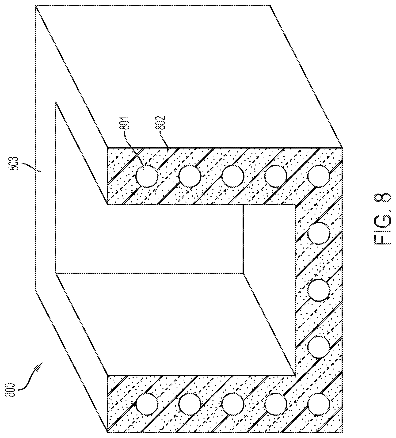 Patent US12359882 Figure 8 – Compositions, systems, and neural networks for bidirectional energy transfer, and thermally enhanced solar absorbers