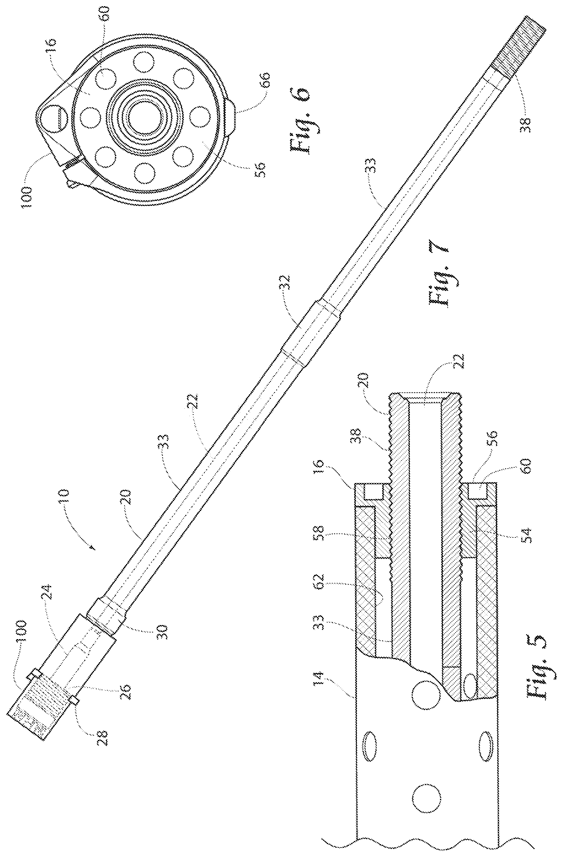 Patent US12359887 Figure 3 – Firearm barrel with outer sleeve