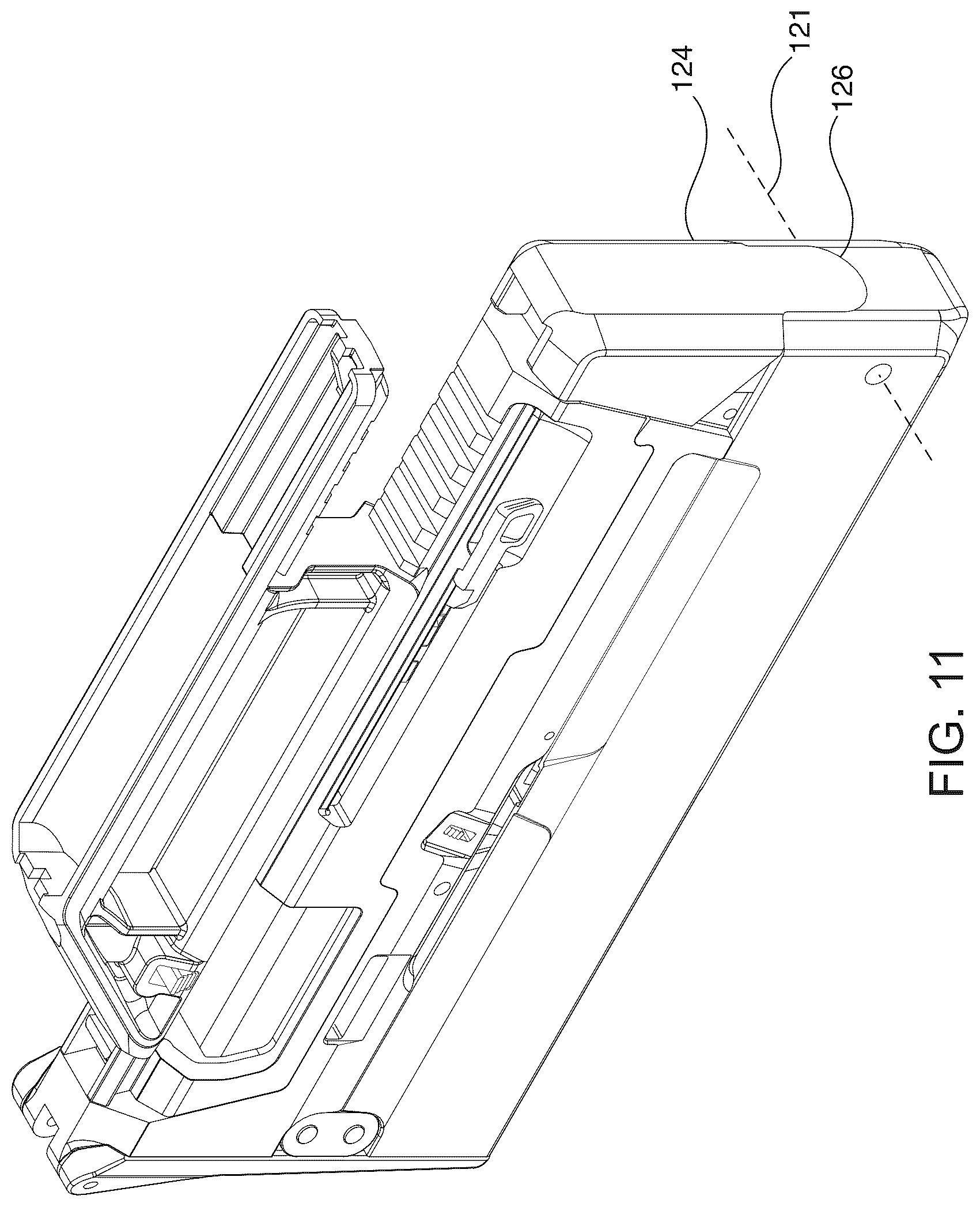 Patent US12359889 Figure 11 – Foldable firearm