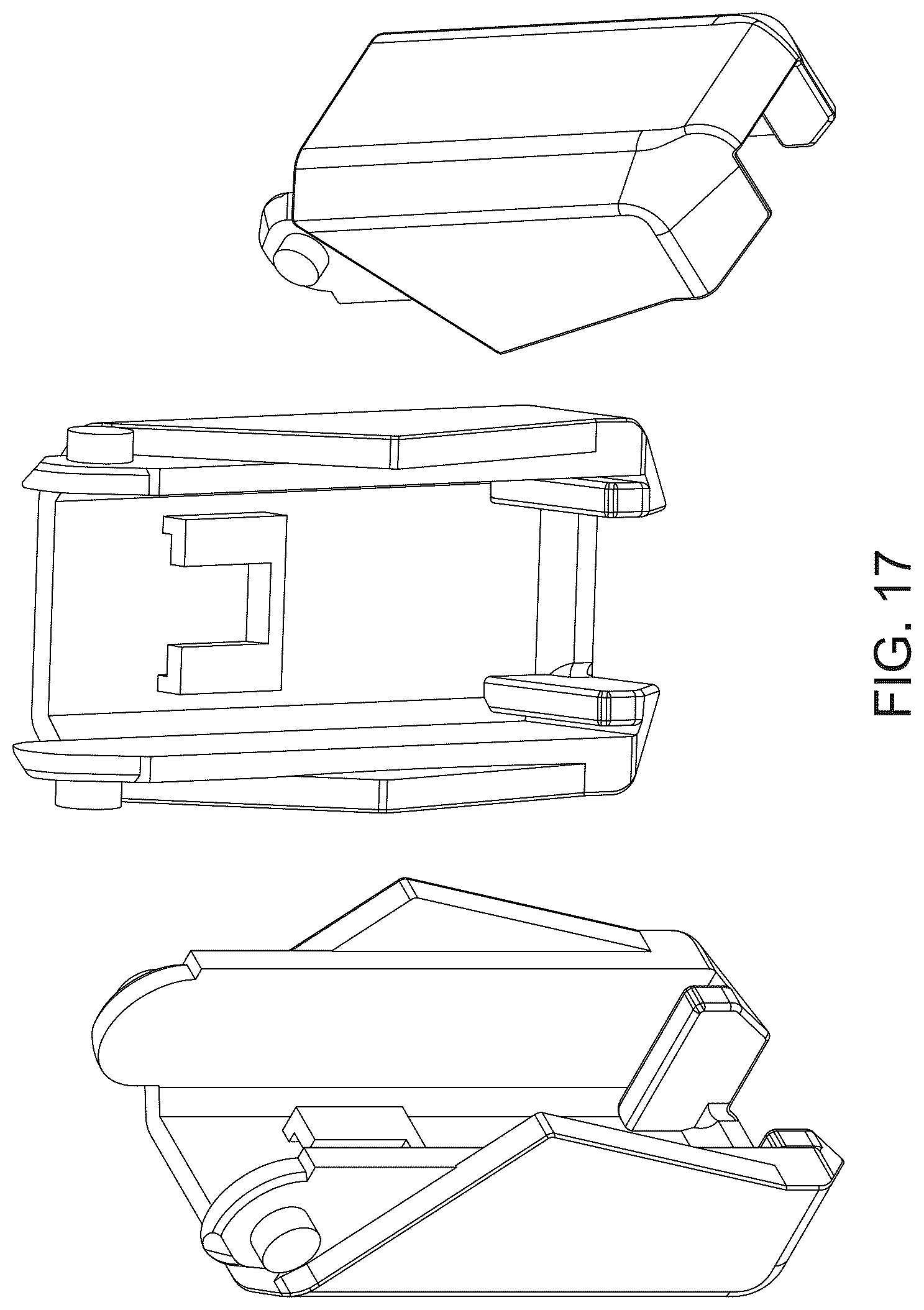 Patent US12359889 Figure 17 – Foldable firearm