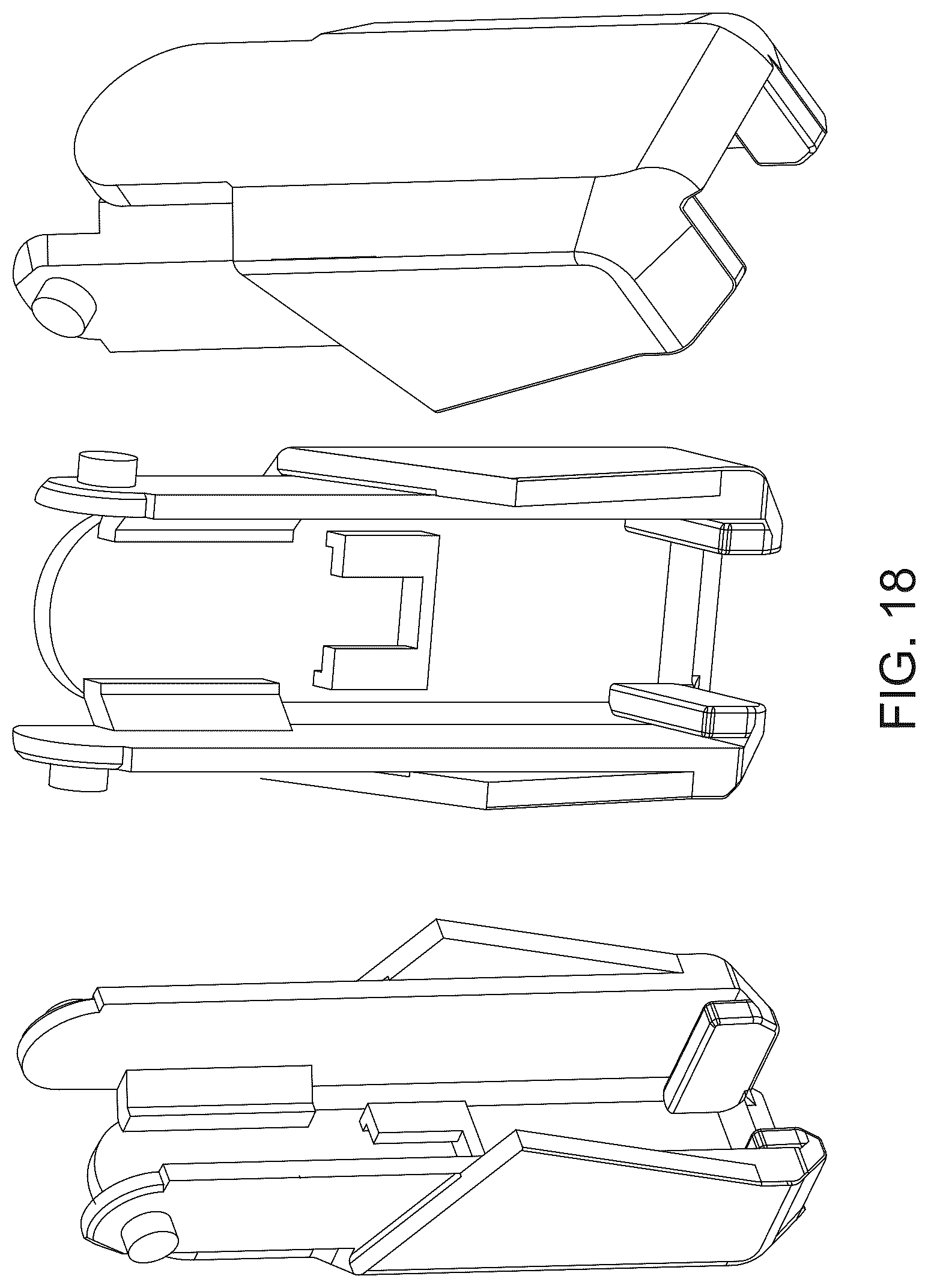 Patent US12359889 Figure 18 – Foldable firearm