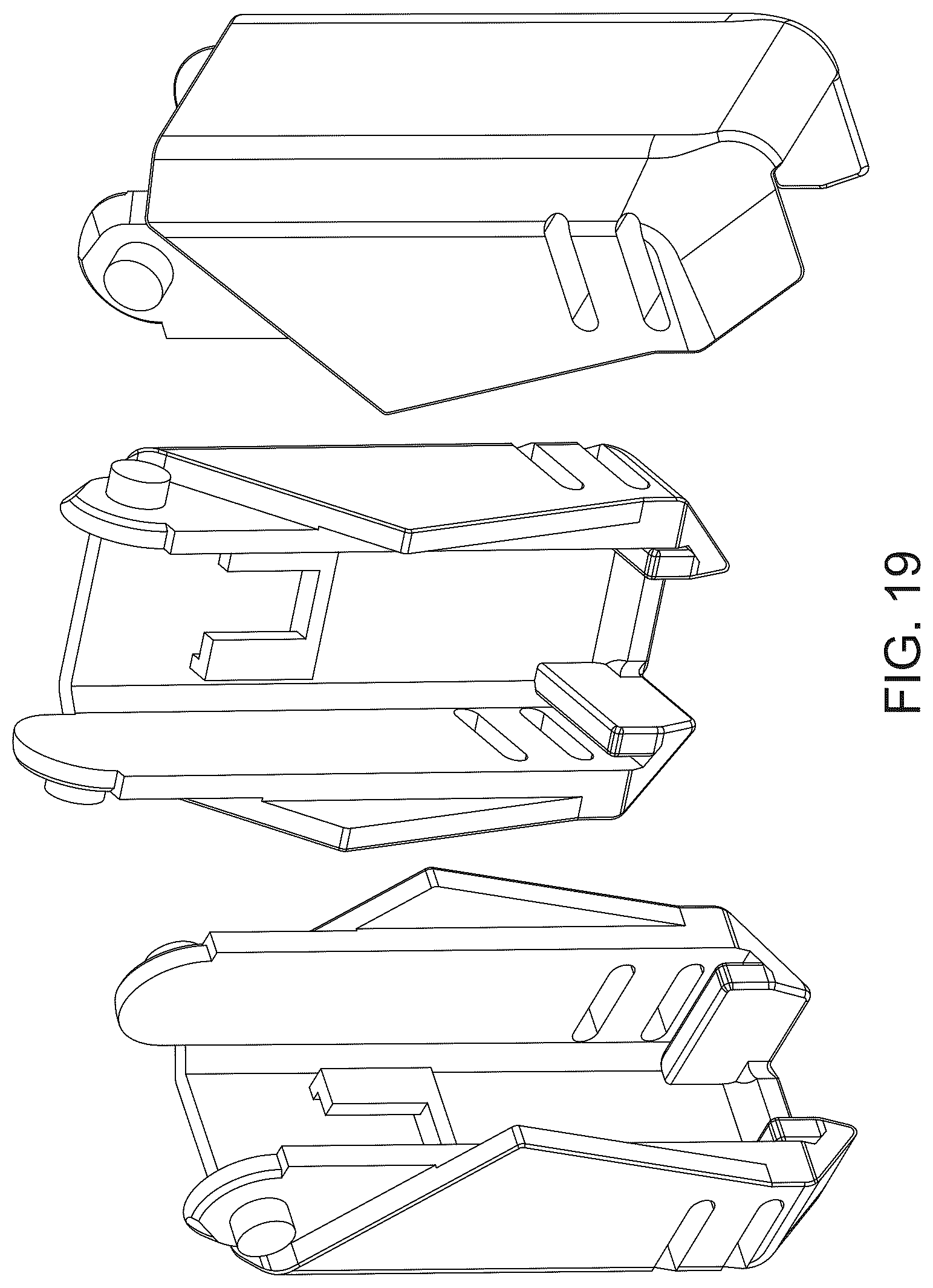 Patent US12359889 Figure 19 – Foldable firearm