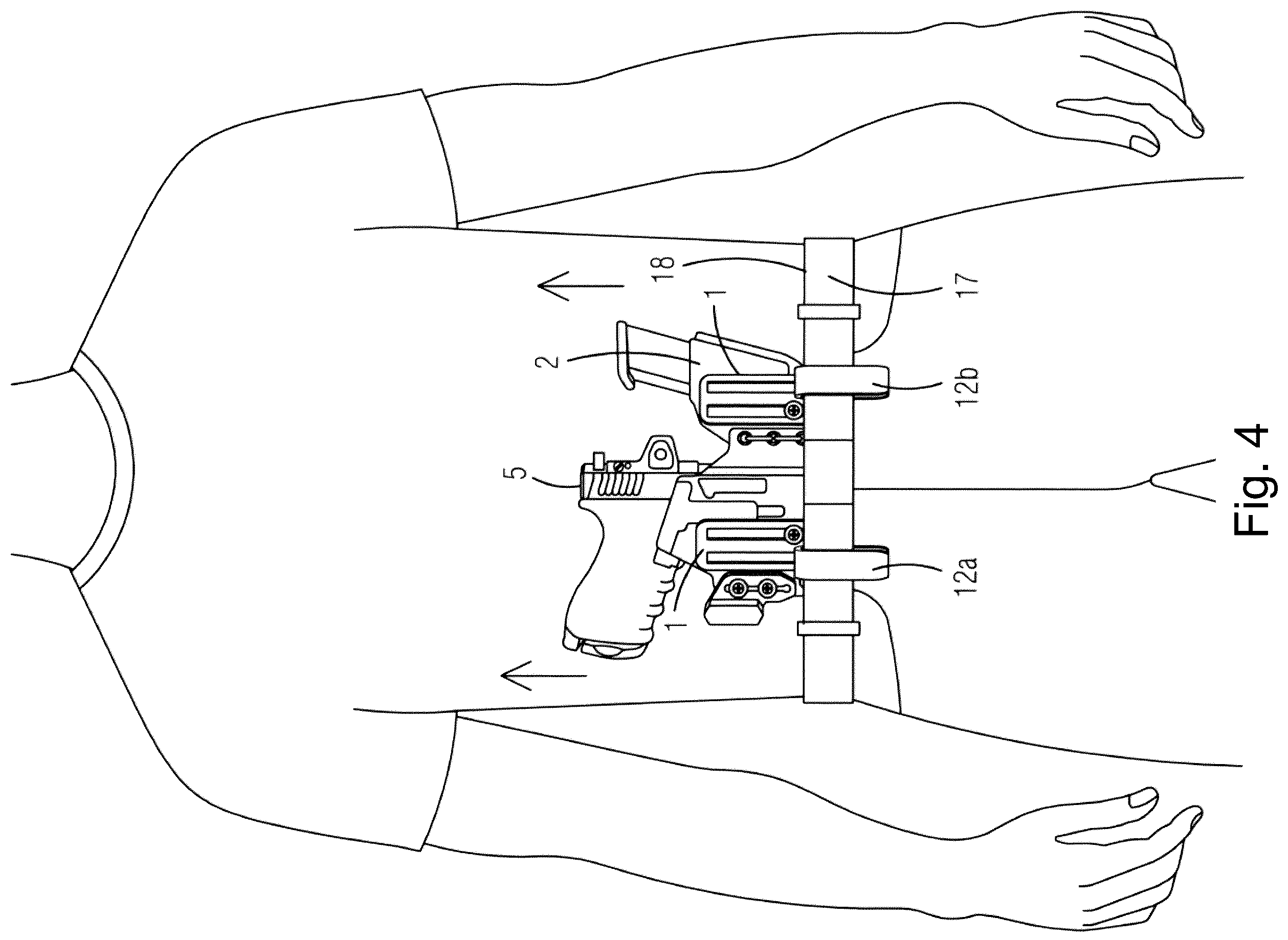 Patent US12359891 Figure 4 – Adjustable clip system for holsters and sheaths