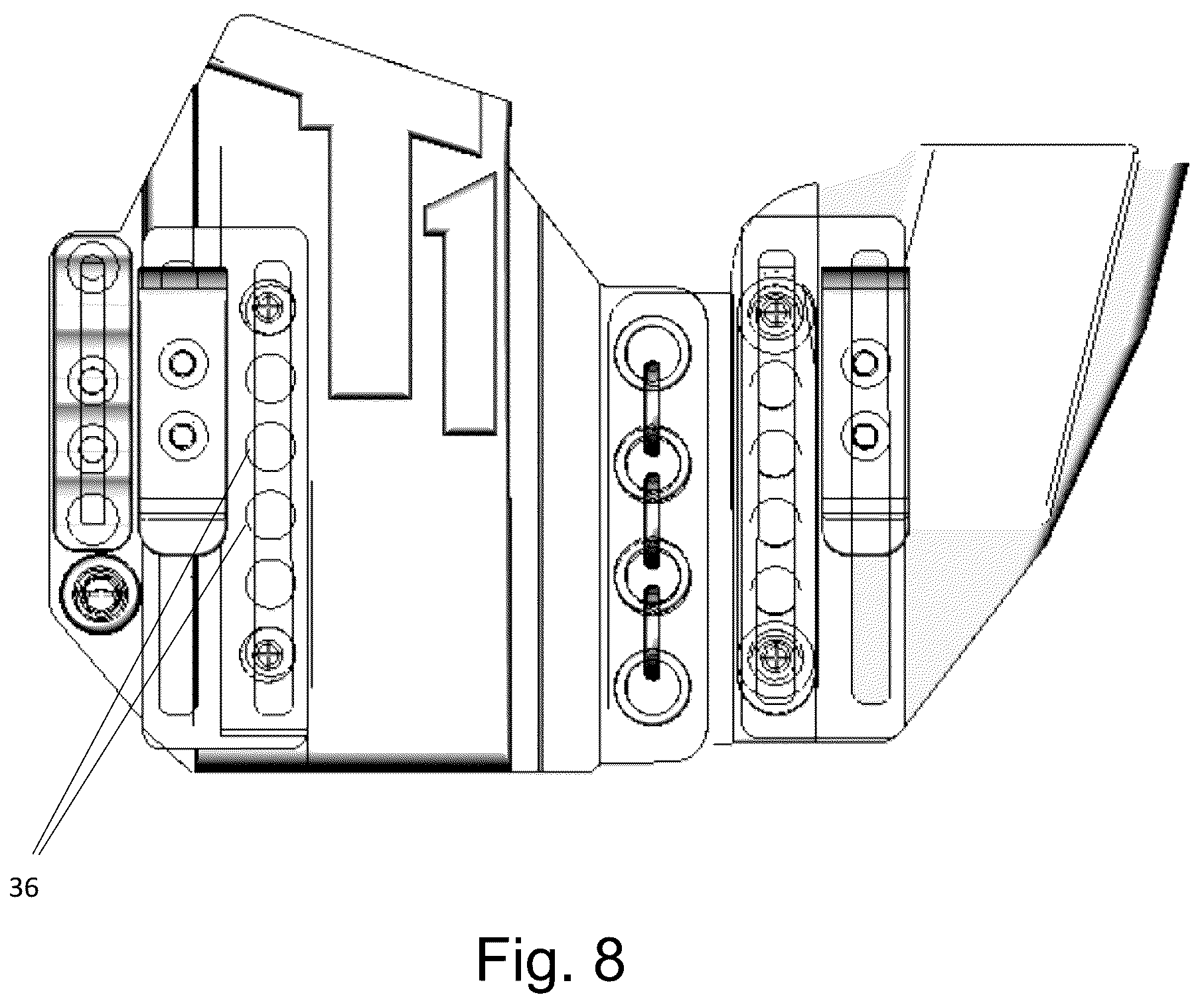 Patent US12359891 Figure 8 – Adjustable clip system for holsters and sheaths