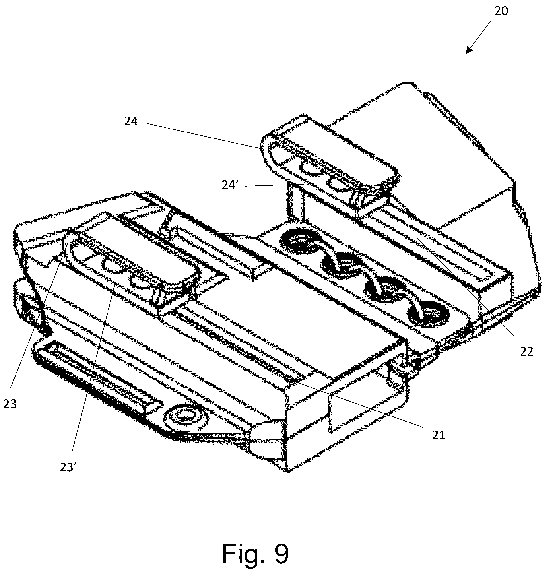 Patent US12359891 Figure 9 – Adjustable clip system for holsters and sheaths