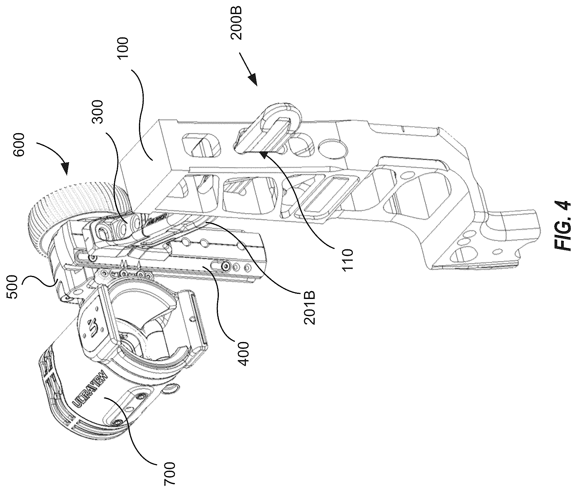 Patent US12359892 Figure 4 – Archery bow sight support systems