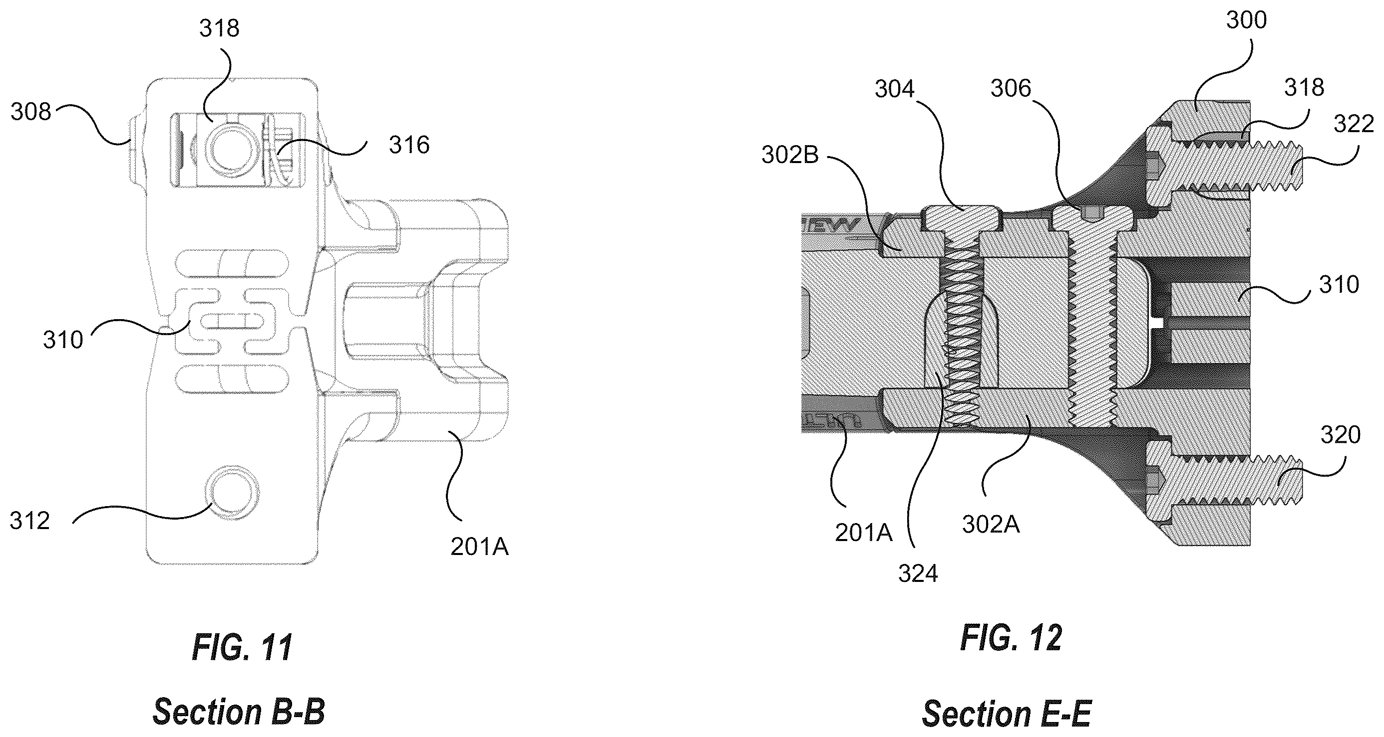 Patent US12359892 Figure 10 – Archery bow sight support systems