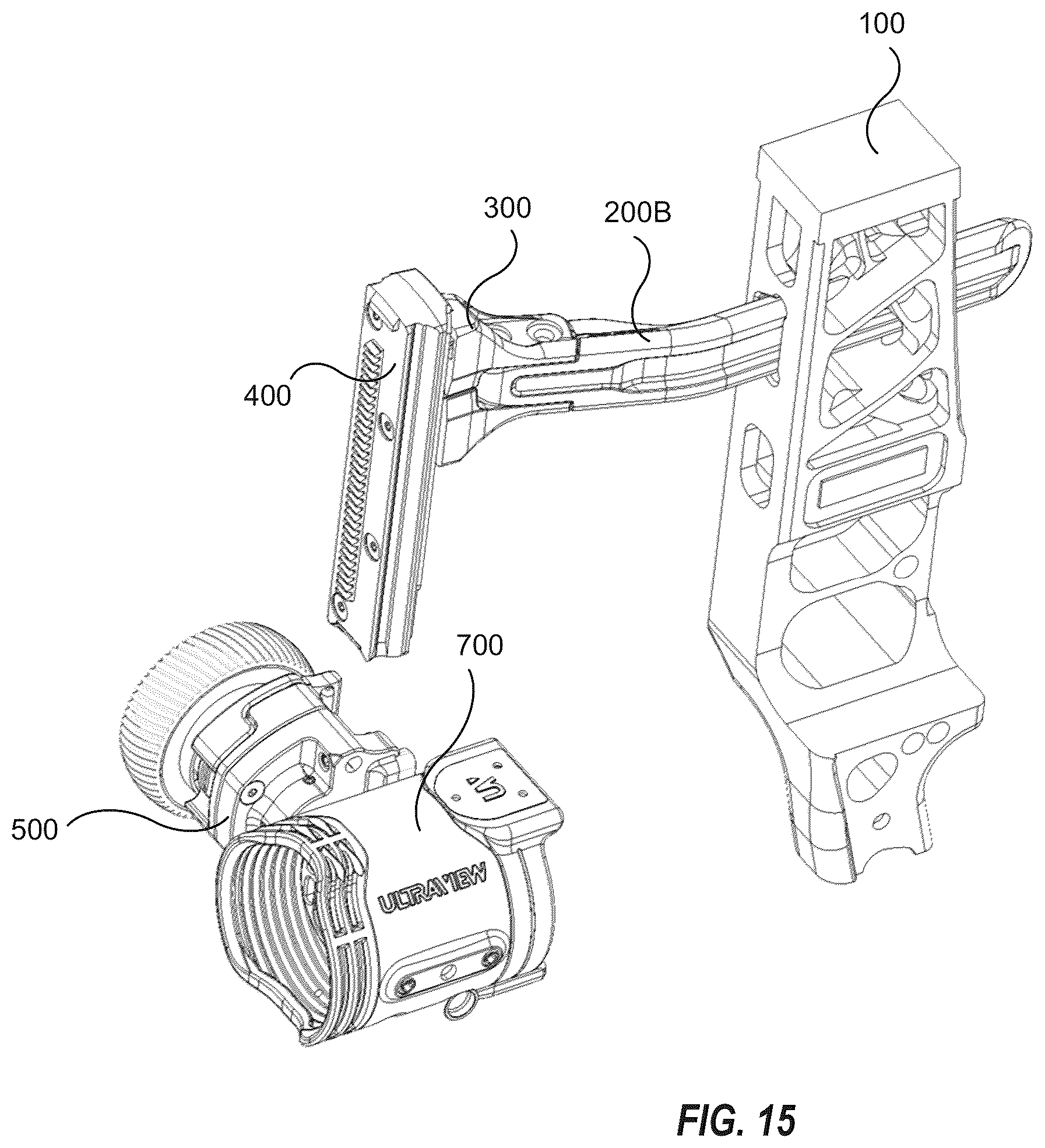 Patent US12359892 Figure 12 – Archery bow sight support systems