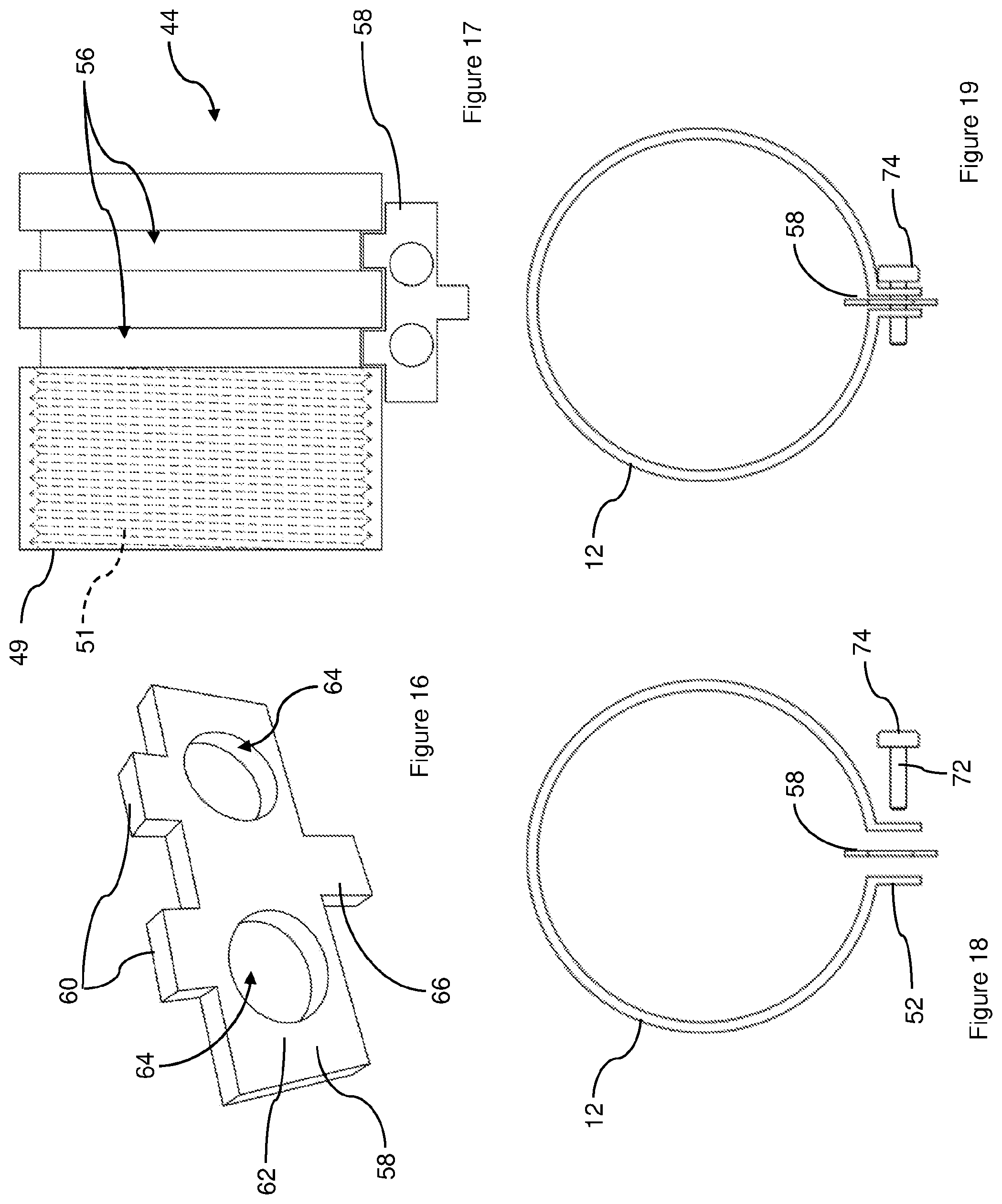 Patent US12359893 Figure 8 – Rail system for a firearm