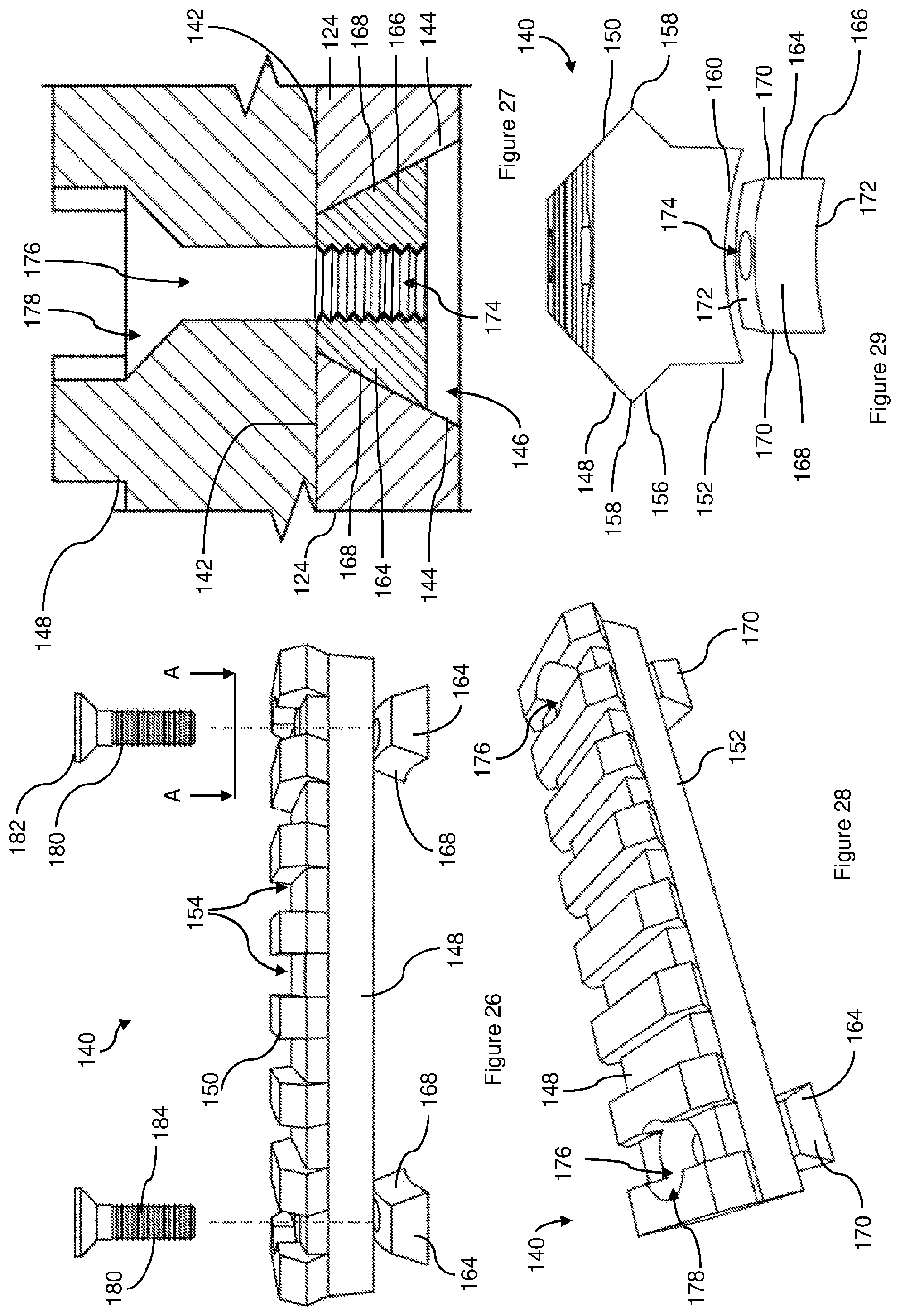 Patent US12359893 Figure 12 – Rail system for a firearm