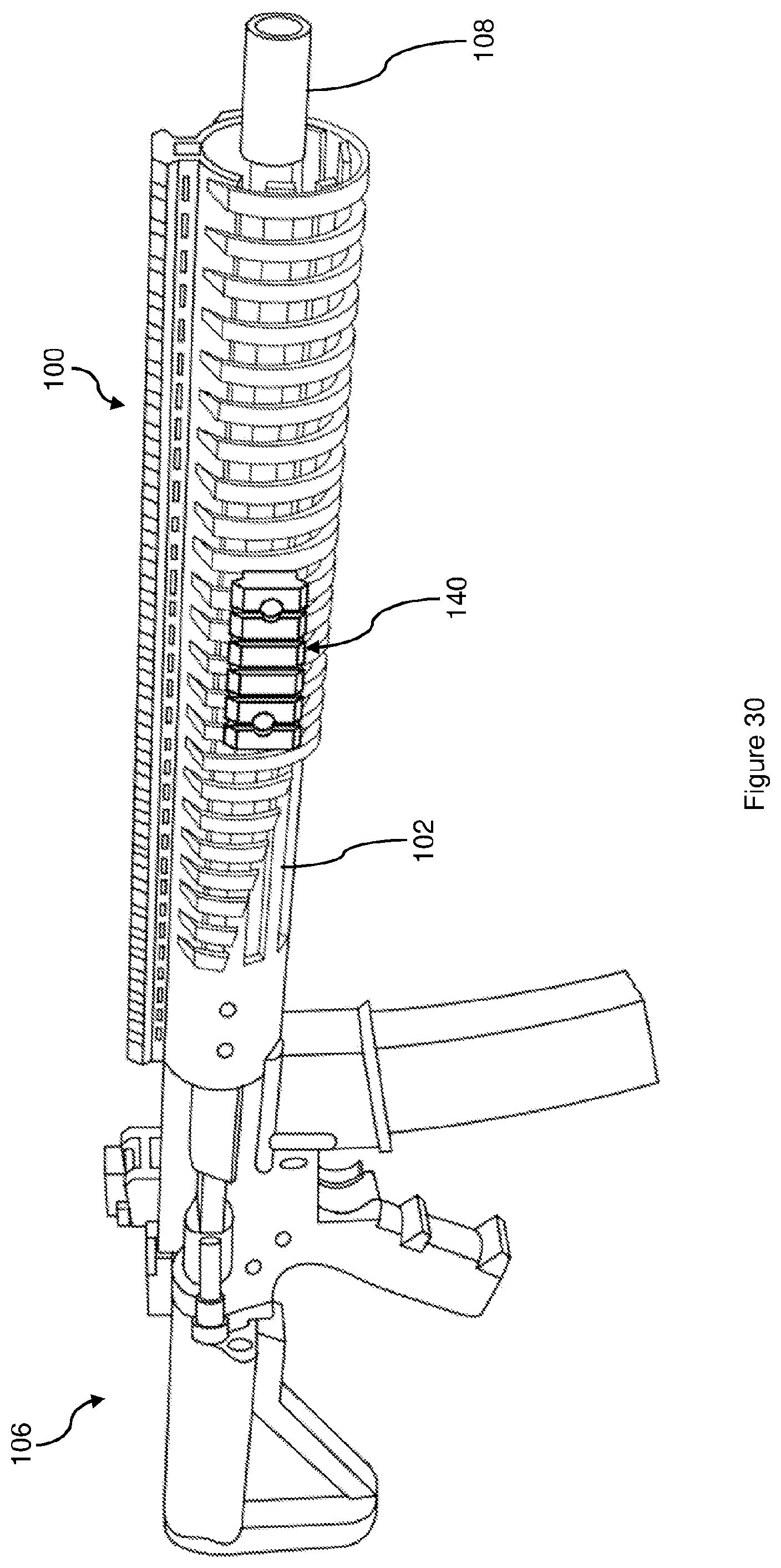 Patent US12359893 Figure 13 – Rail system for a firearm