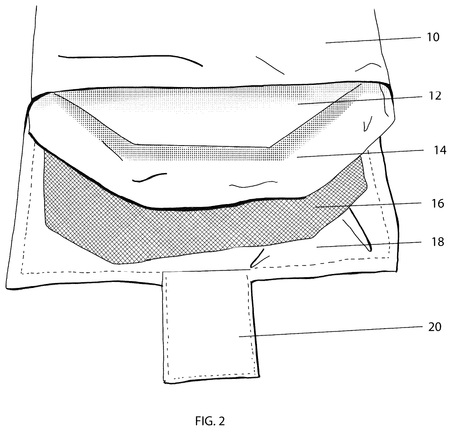 Patent US12359895 Figure 3 – Compact handgun protection ballistic shield