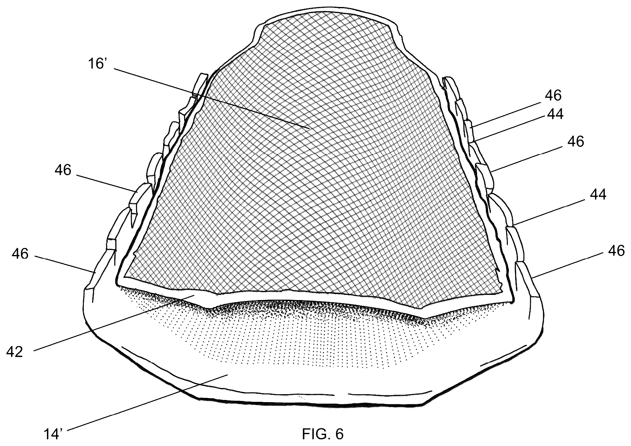 Patent US12359895 Figure 7 – Compact handgun protection ballistic shield