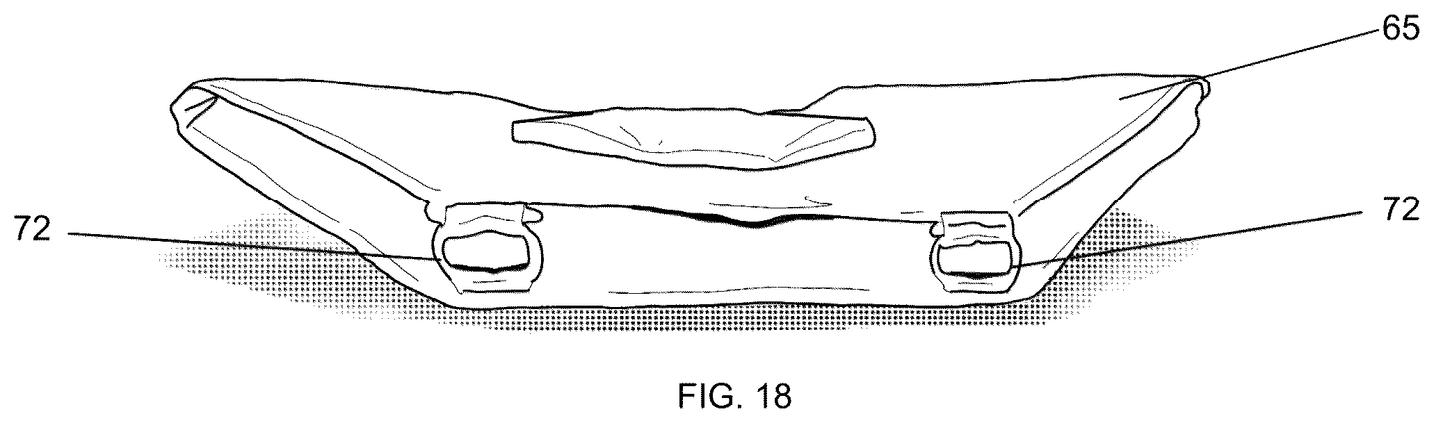 Patent US12359895 Figure 19 – Compact handgun protection ballistic shield