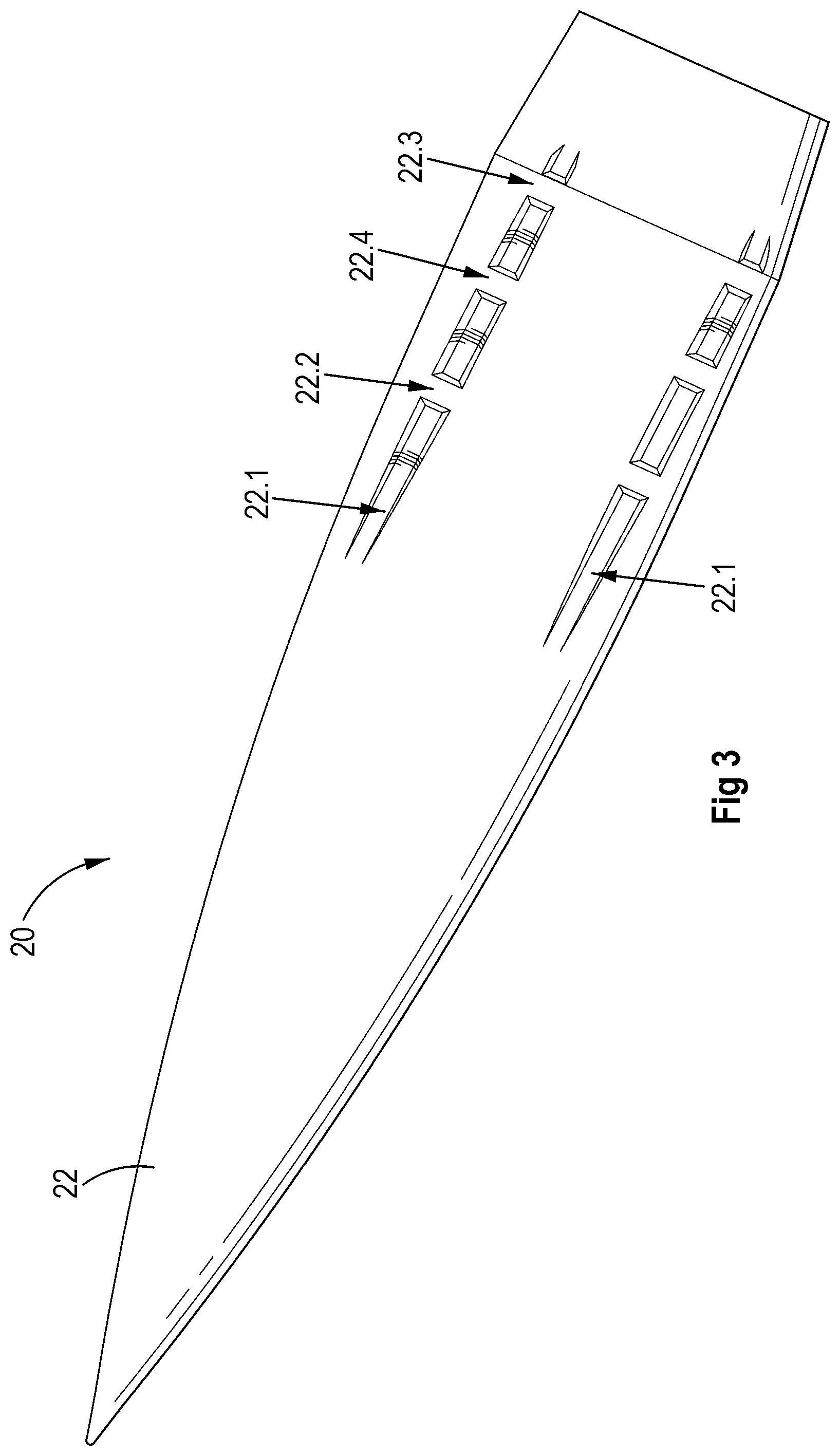 Patent US12359898 Figure 3 – Rifle cartridge and rifle bullet