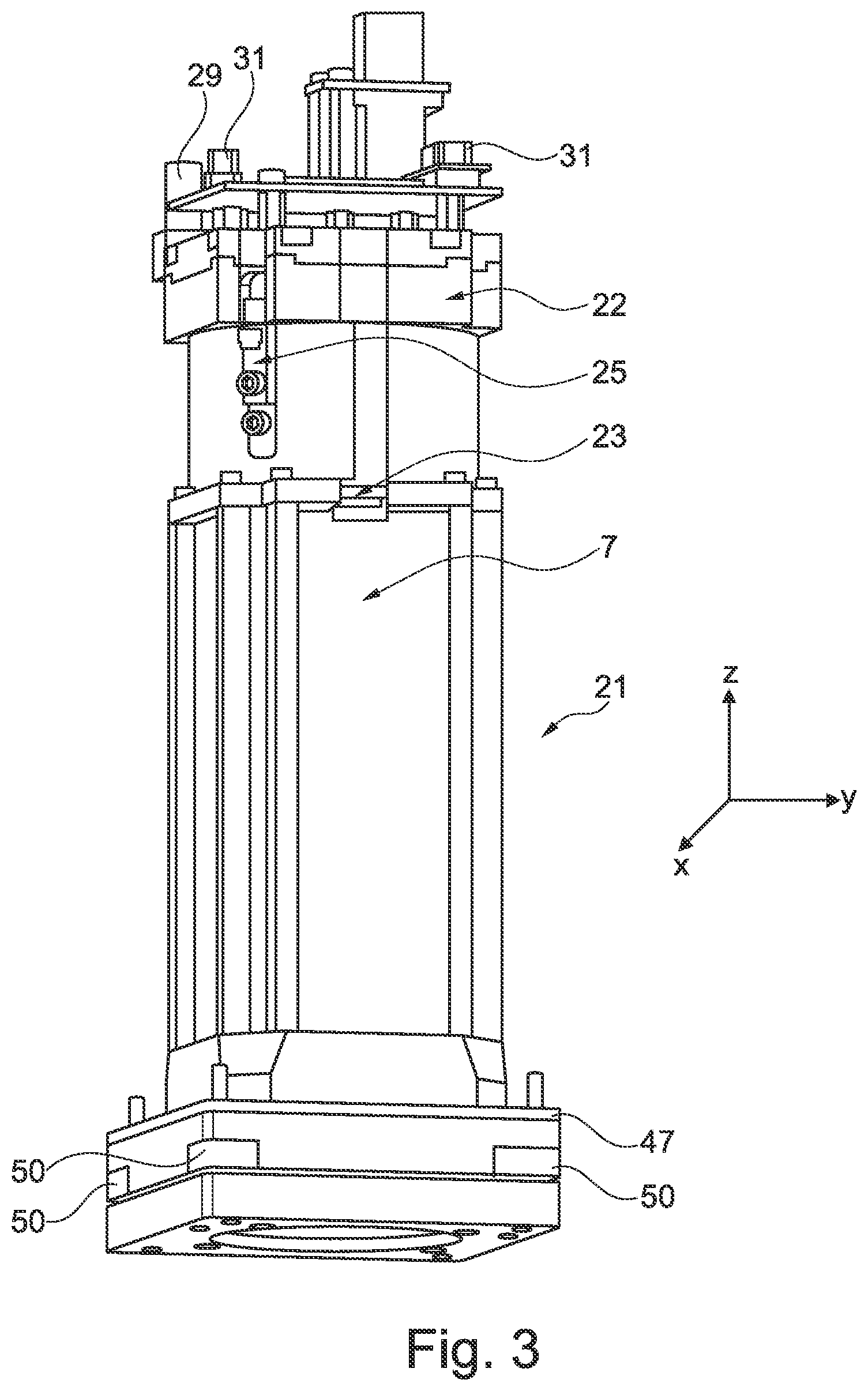 Patent US12359901 Figure 3 – Coordinate measuring apparatus