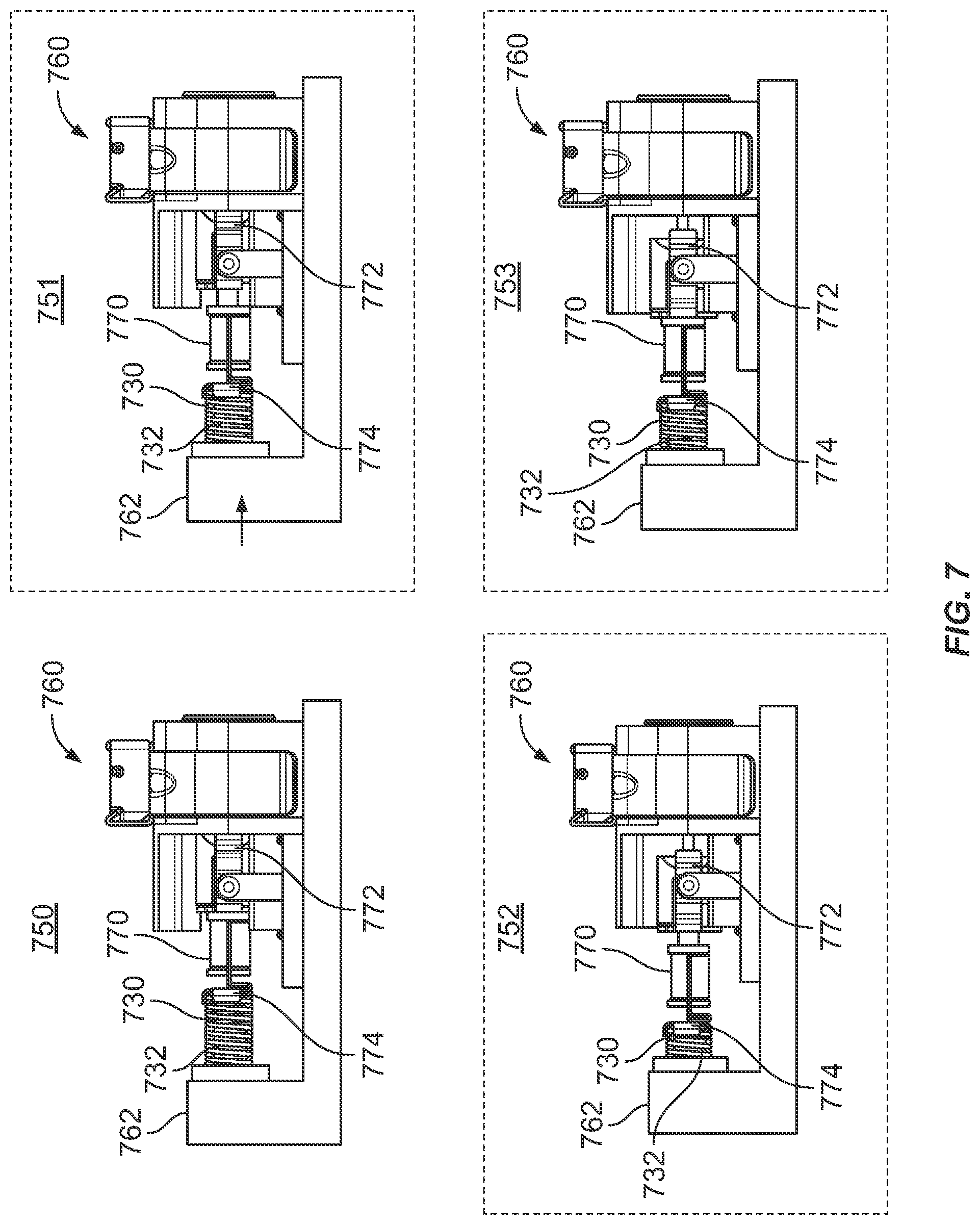 Patent US12359903 Figure 7 – Spring-based status sensors