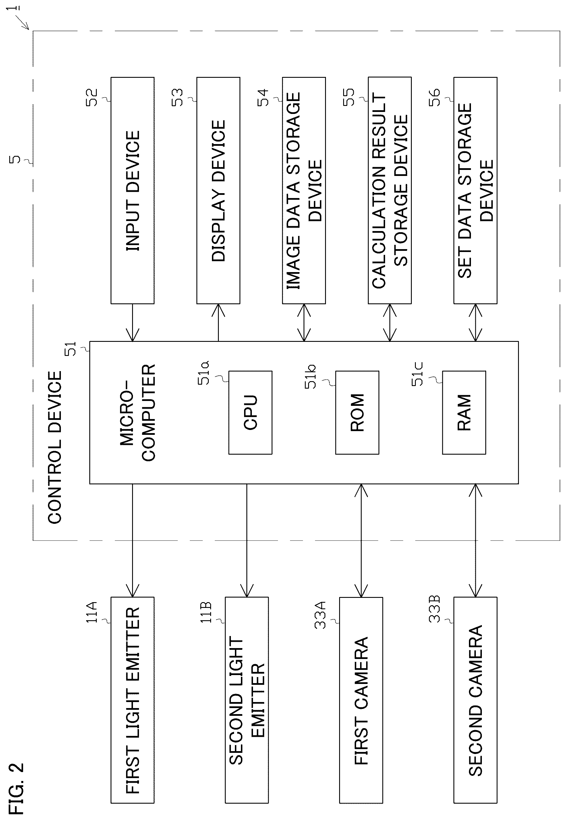 Patent US12359906 Figure 2 – Three-dimensional measurement device