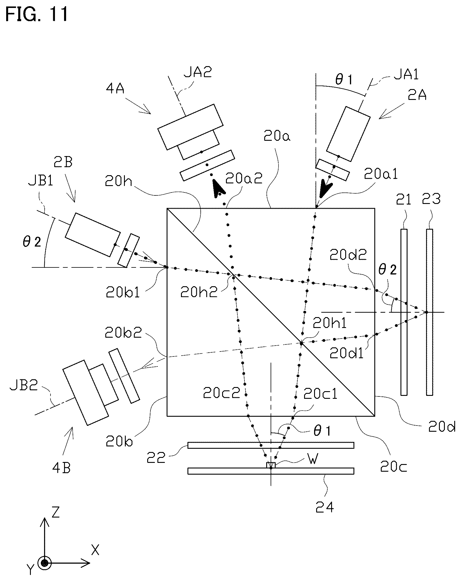 Patent US12359906 Figure 8 – Three-dimensional measurement device