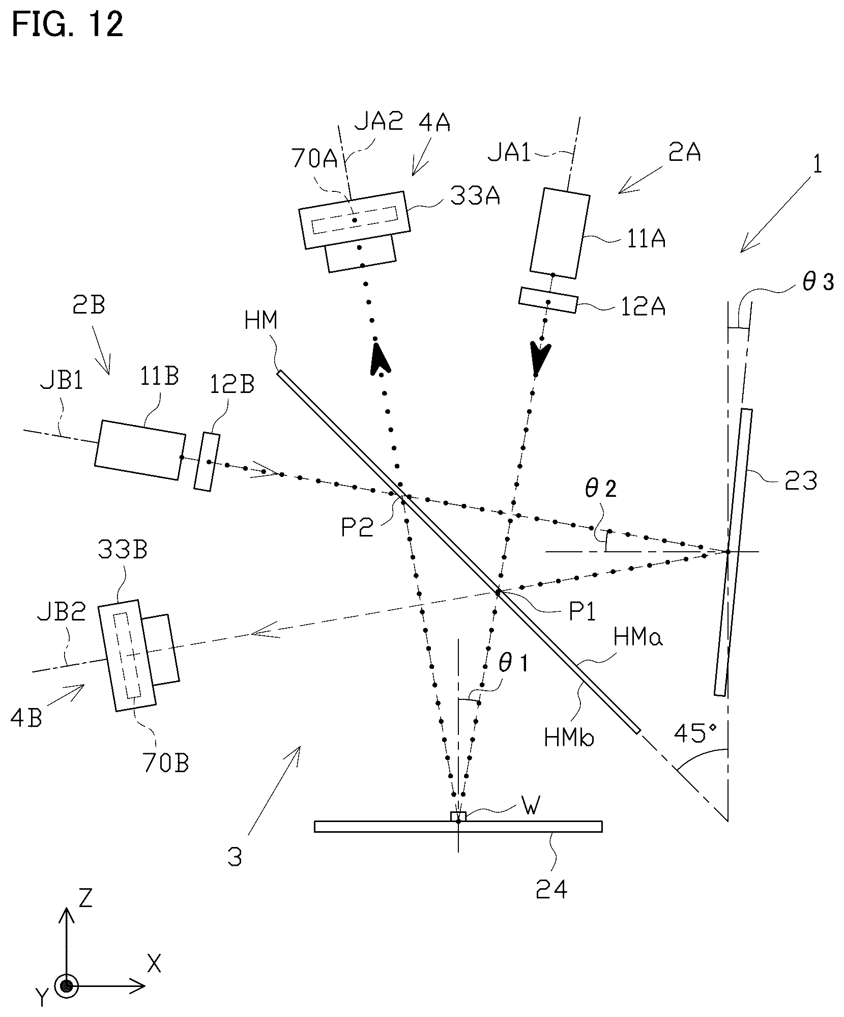 Patent US12359906 Figure 9 – Three-dimensional measurement device