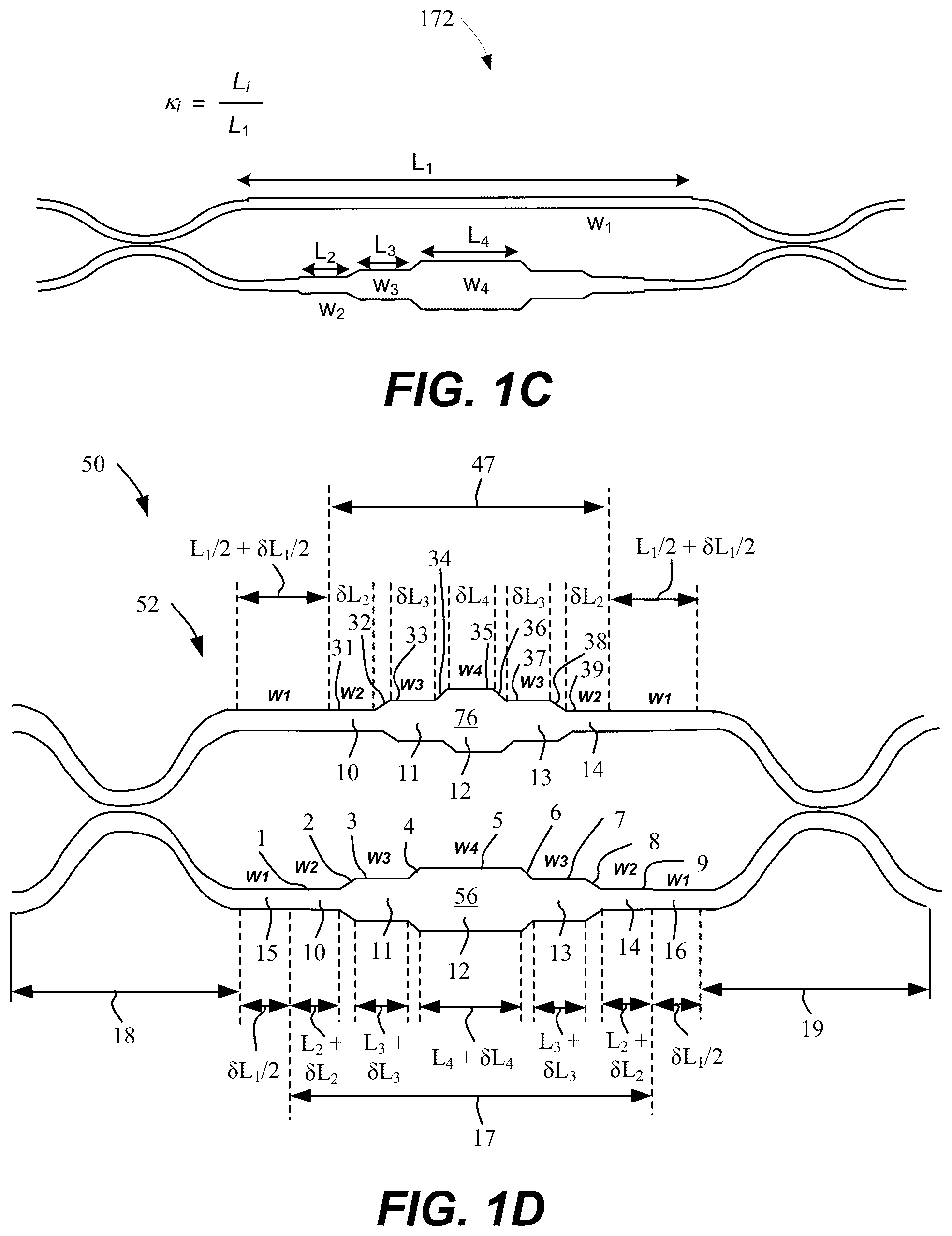 Patent US12359907 Figure 2 – Interferometer filters with partial compensation structure