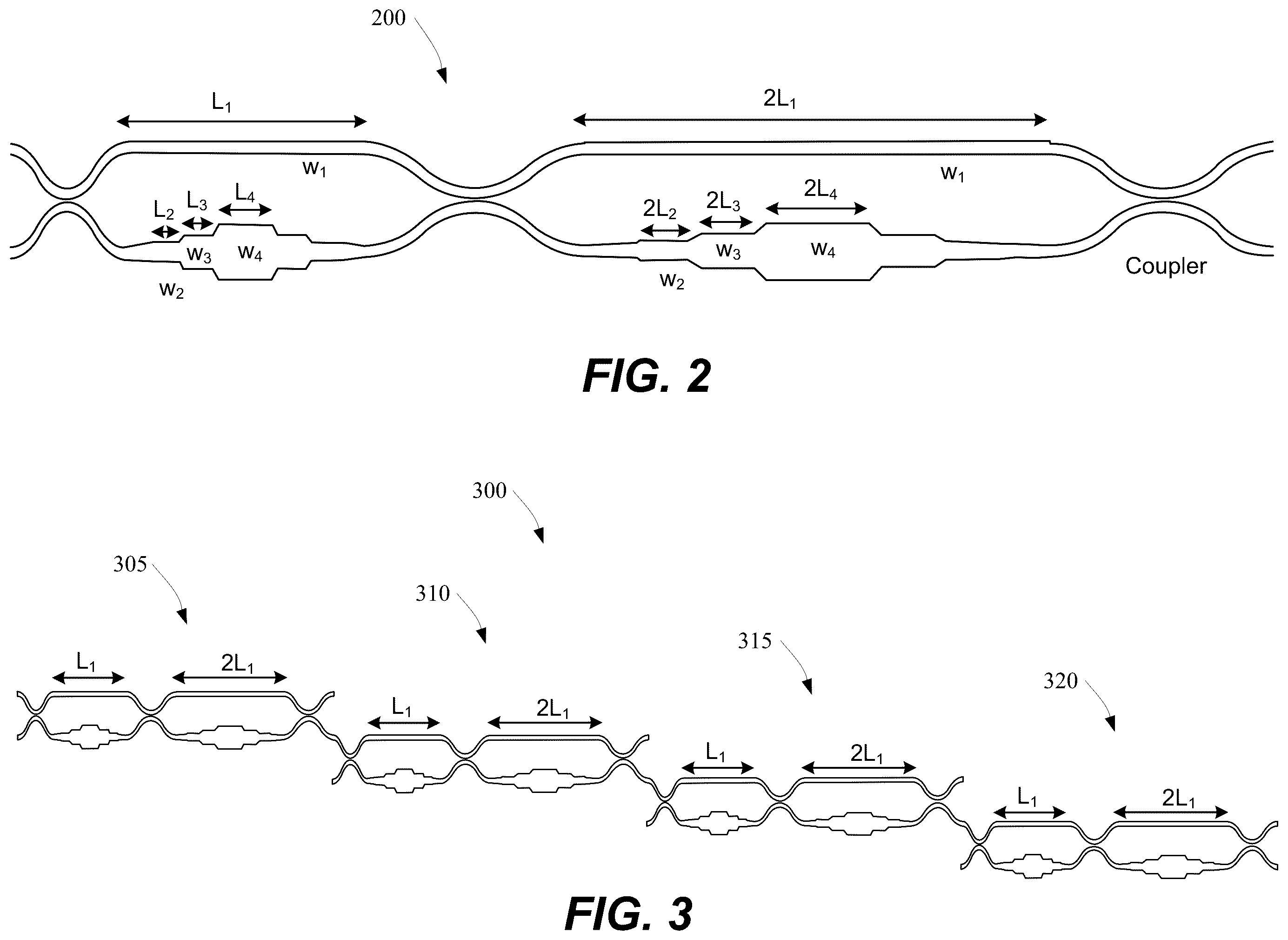 Patent US12359907 Figure 5 – Interferometer filters with partial compensation structure