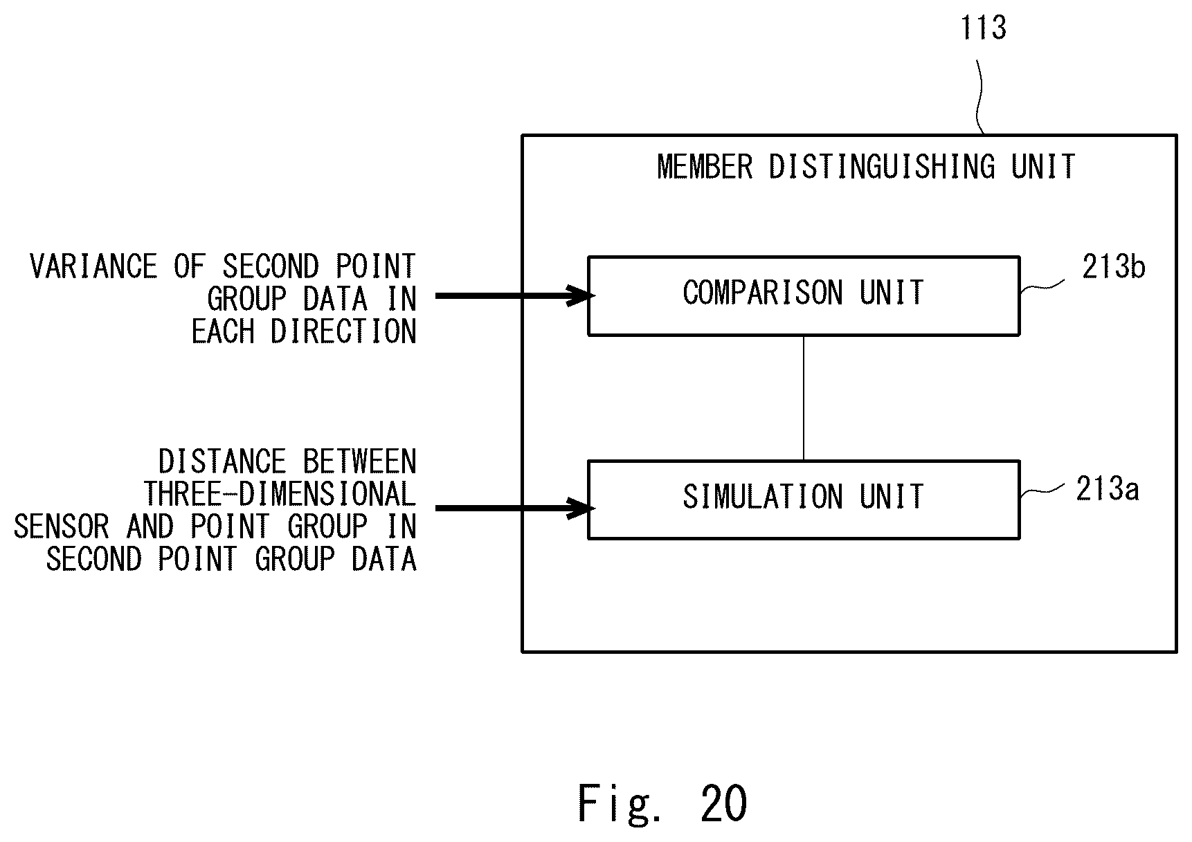 Patent US12359908 Figure 20 – Member distinguish apparatus, member distinguish method, and computer-readable medium