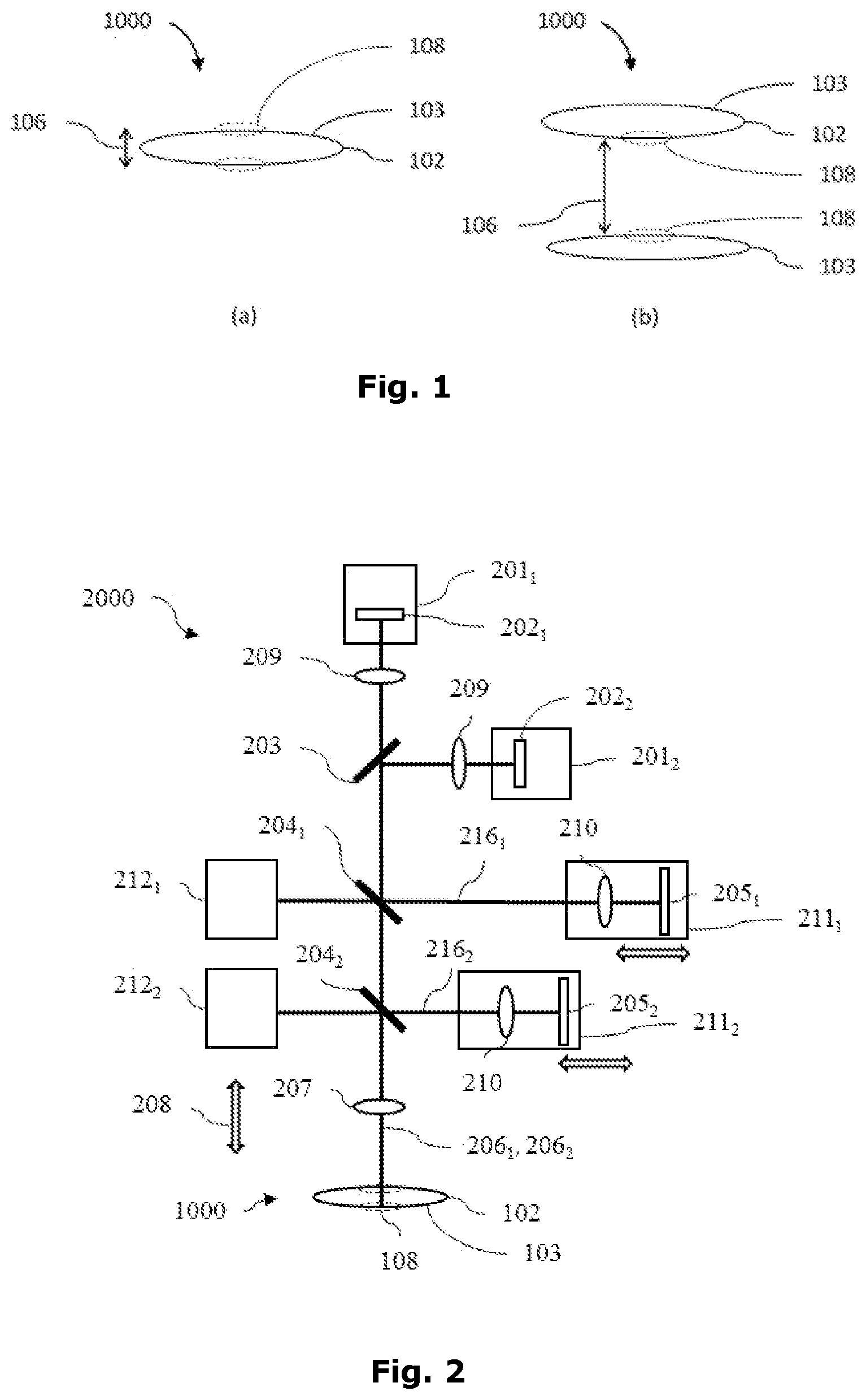 Patent US12359910 Figure 1 – Device and method for measuring interfaces of an optical element