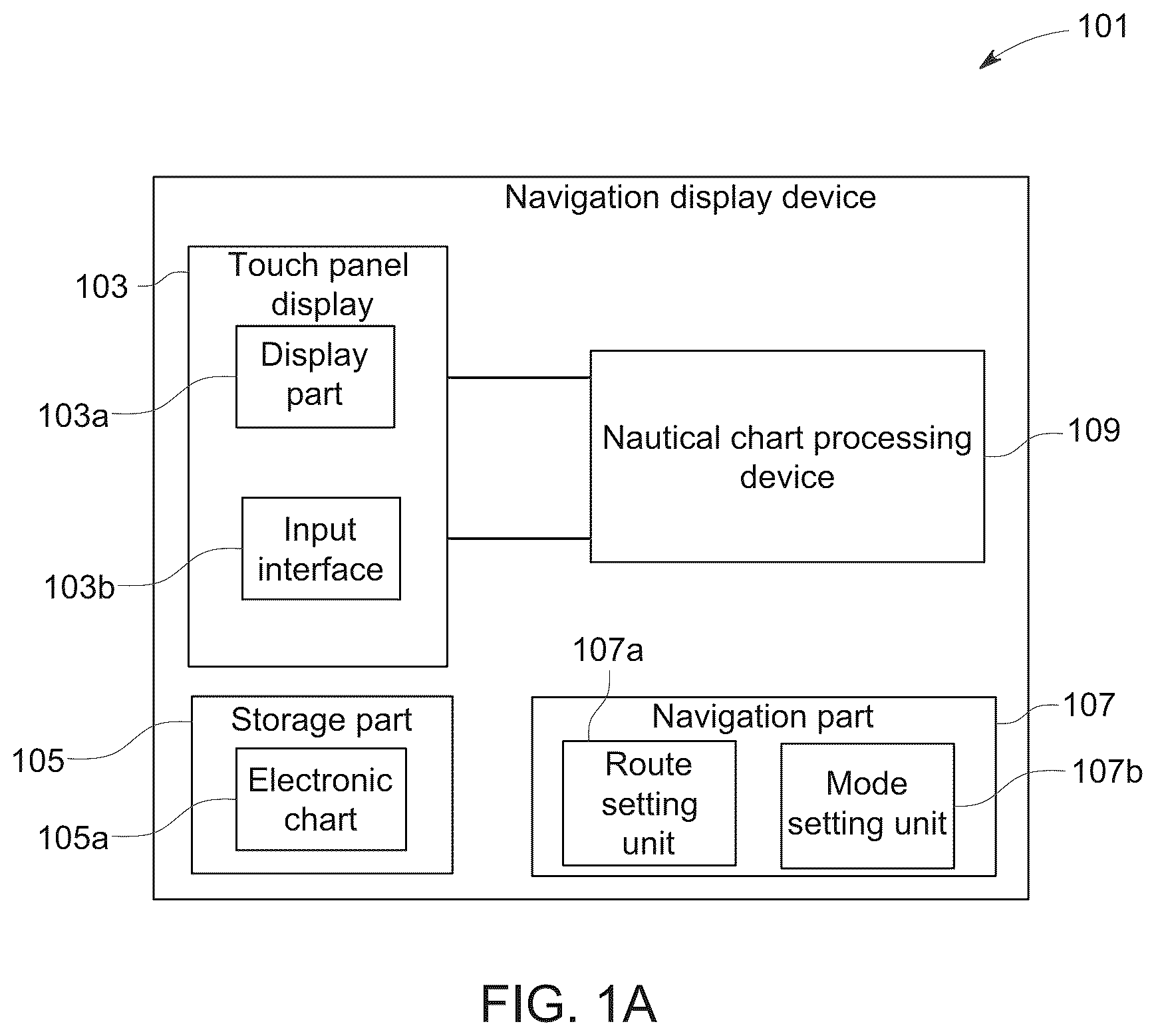 Patent US12359920 Figure 1 – Nautical chart processing device and nautical chart processing method
