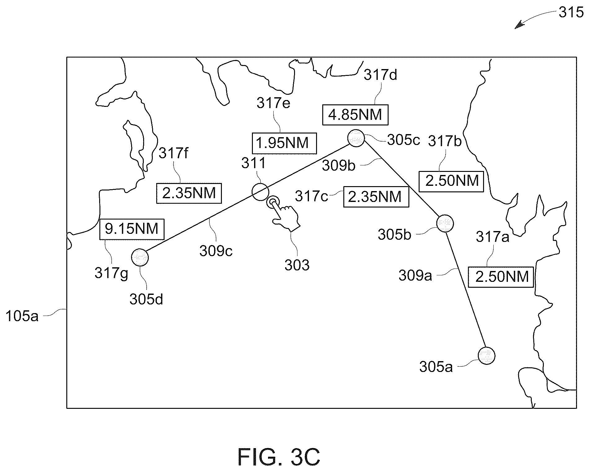 Patent US12359920 Figure 8 – Nautical chart processing device and nautical chart processing method