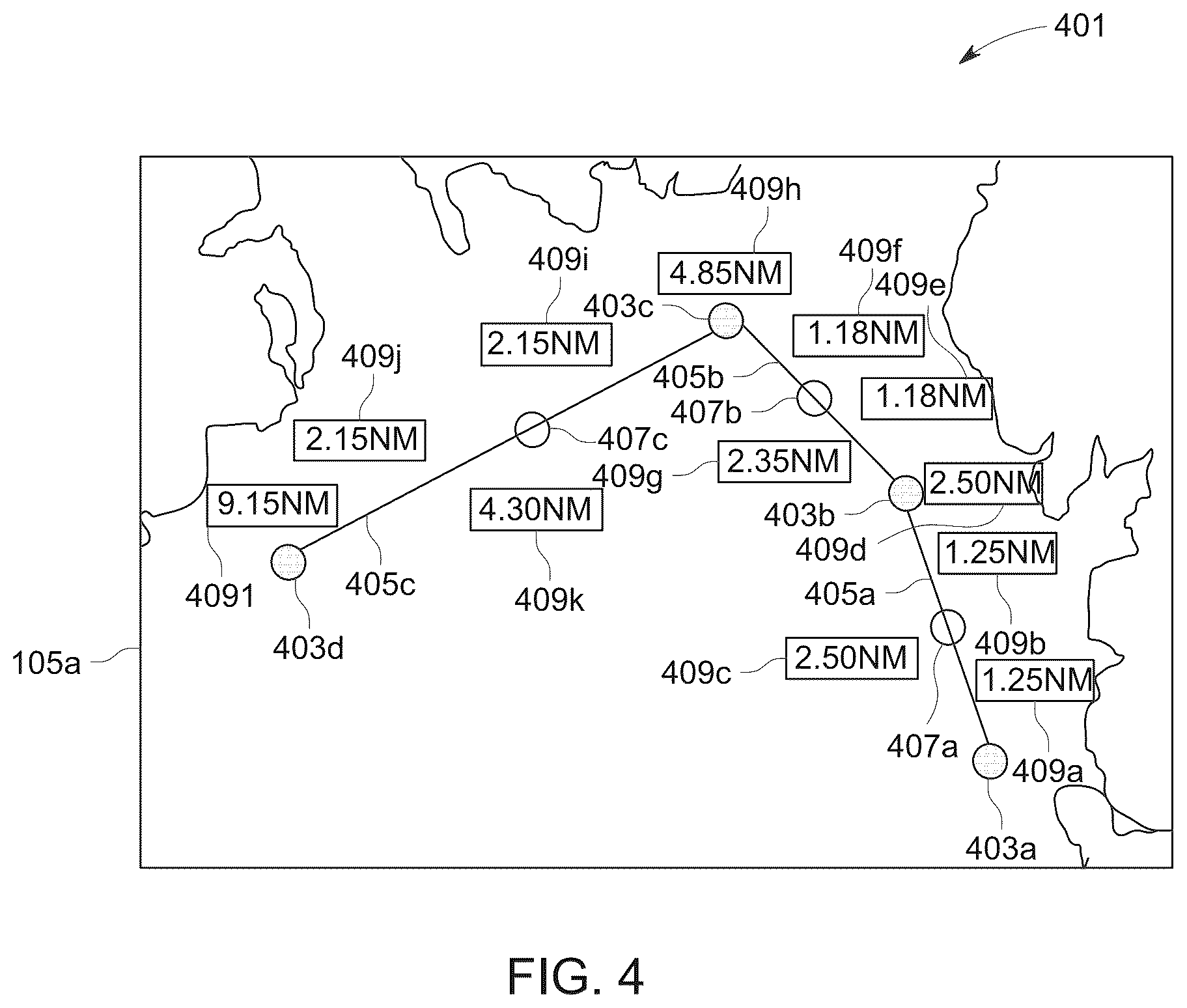 Patent US12359920 Figure 9 – Nautical chart processing device and nautical chart processing method