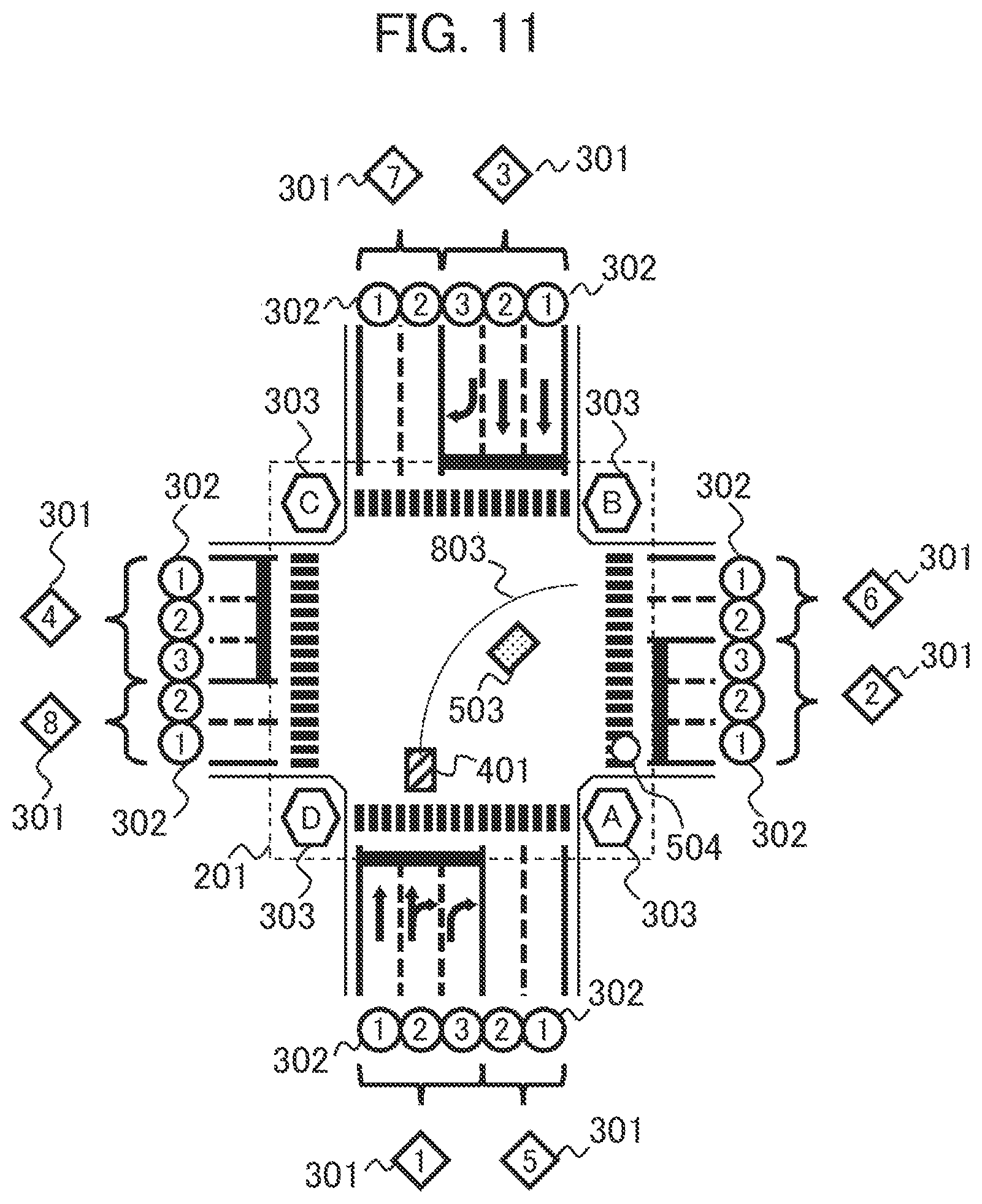 Patent US12359923 Figure 8 – Electronic control unit