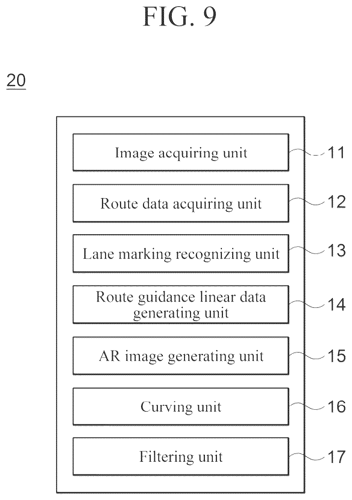 Patent US12359933 Figure 8 – AR processing device, augmented reality-based route guidance method and electronic device
