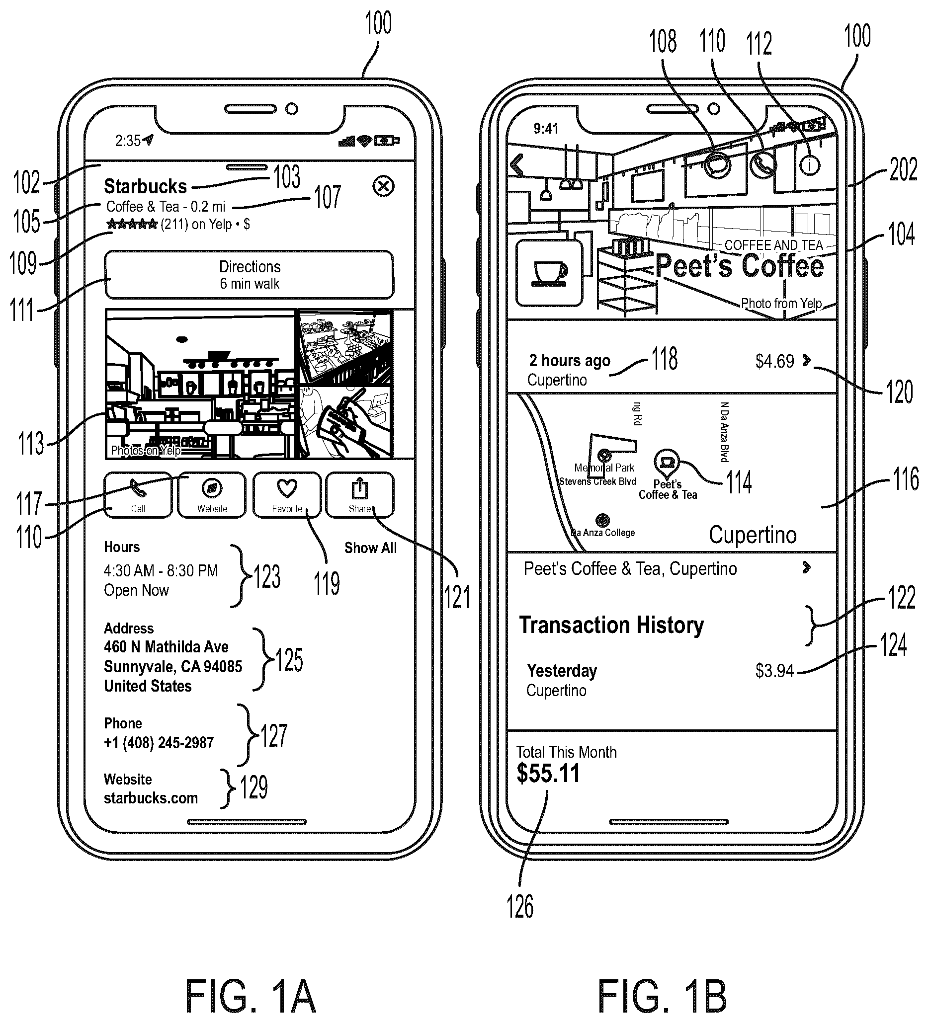 Patent US12359935 Figure 1 – Systems and methods for resolving points of interest on maps