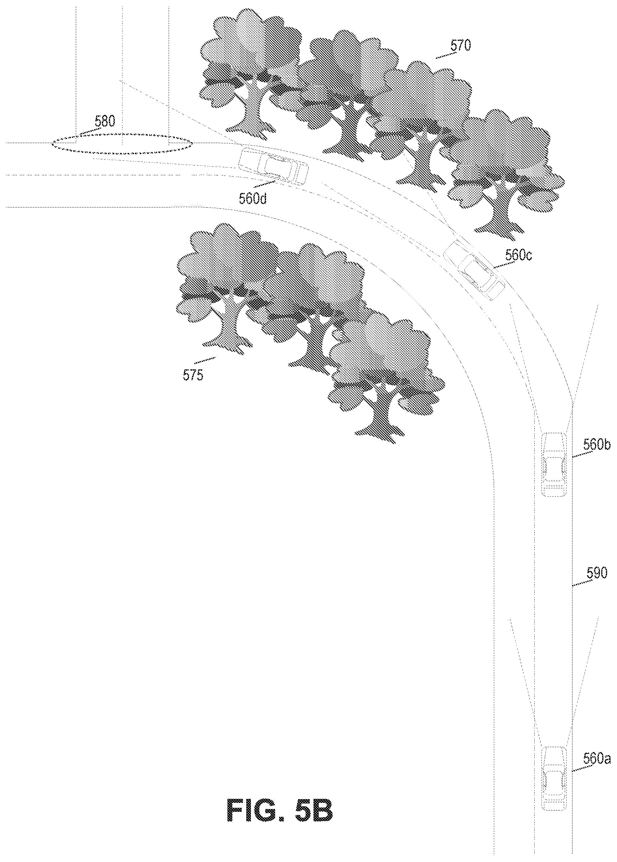 Patent US12359936 Figure 6 – Automated vehicle control and guidance based on real-time blind corner navigational analysis