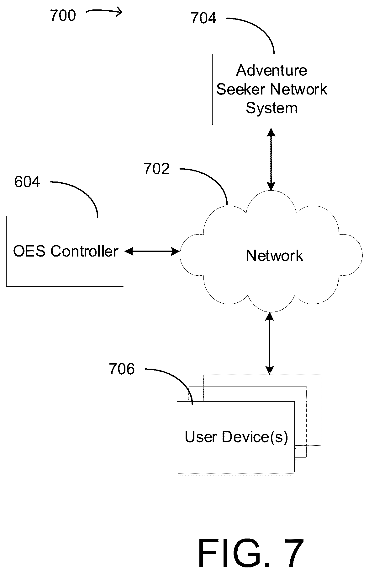 Patent US12359940 Figure 6 – Outdoor experience system