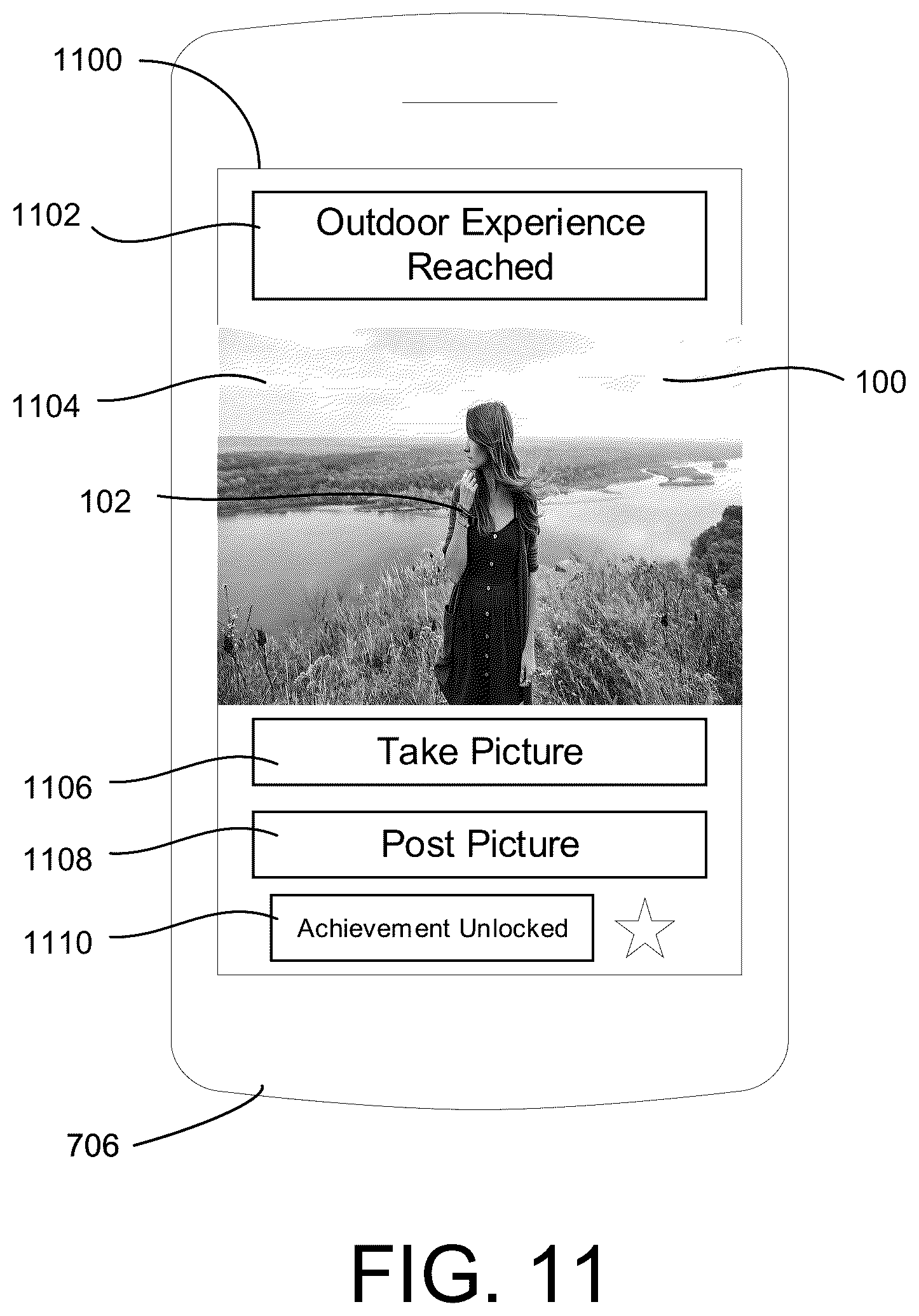 Patent US12359940 Figure 10 – Outdoor experience system