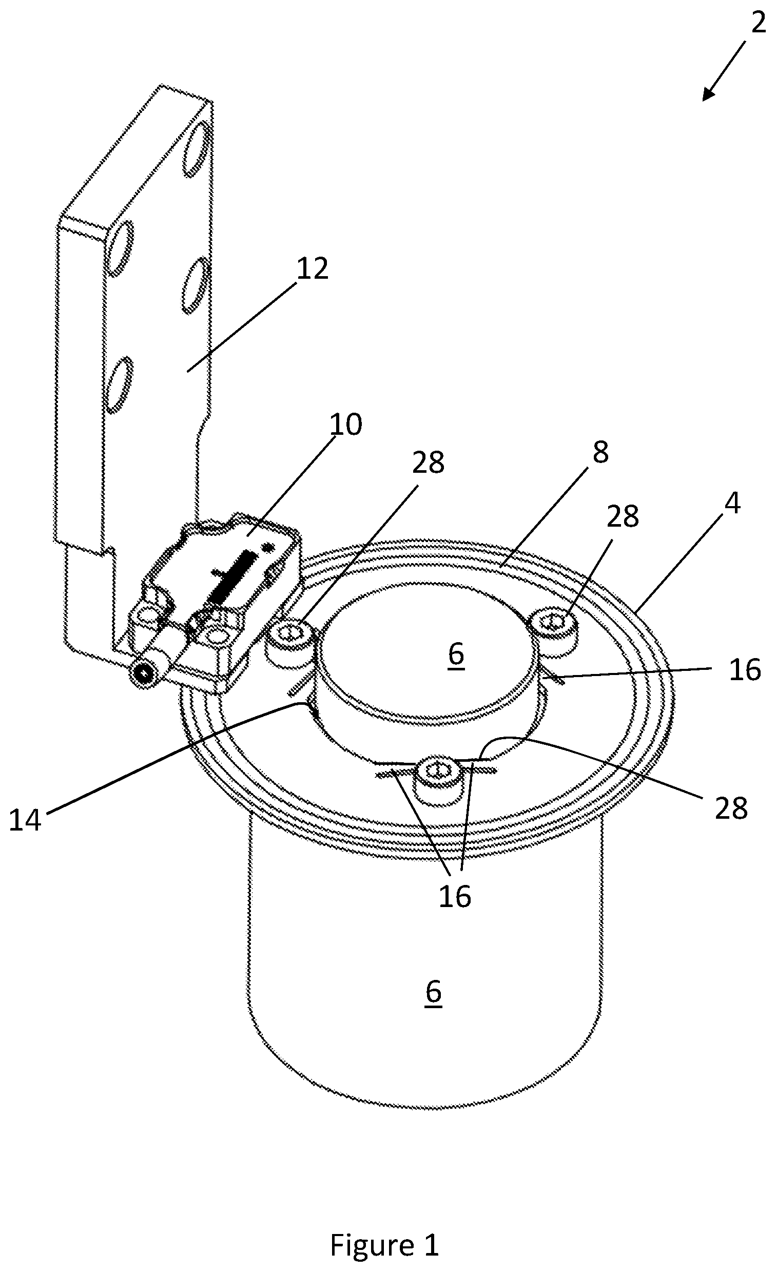 Patent US12359942 Figure 1 – Rotary encoder